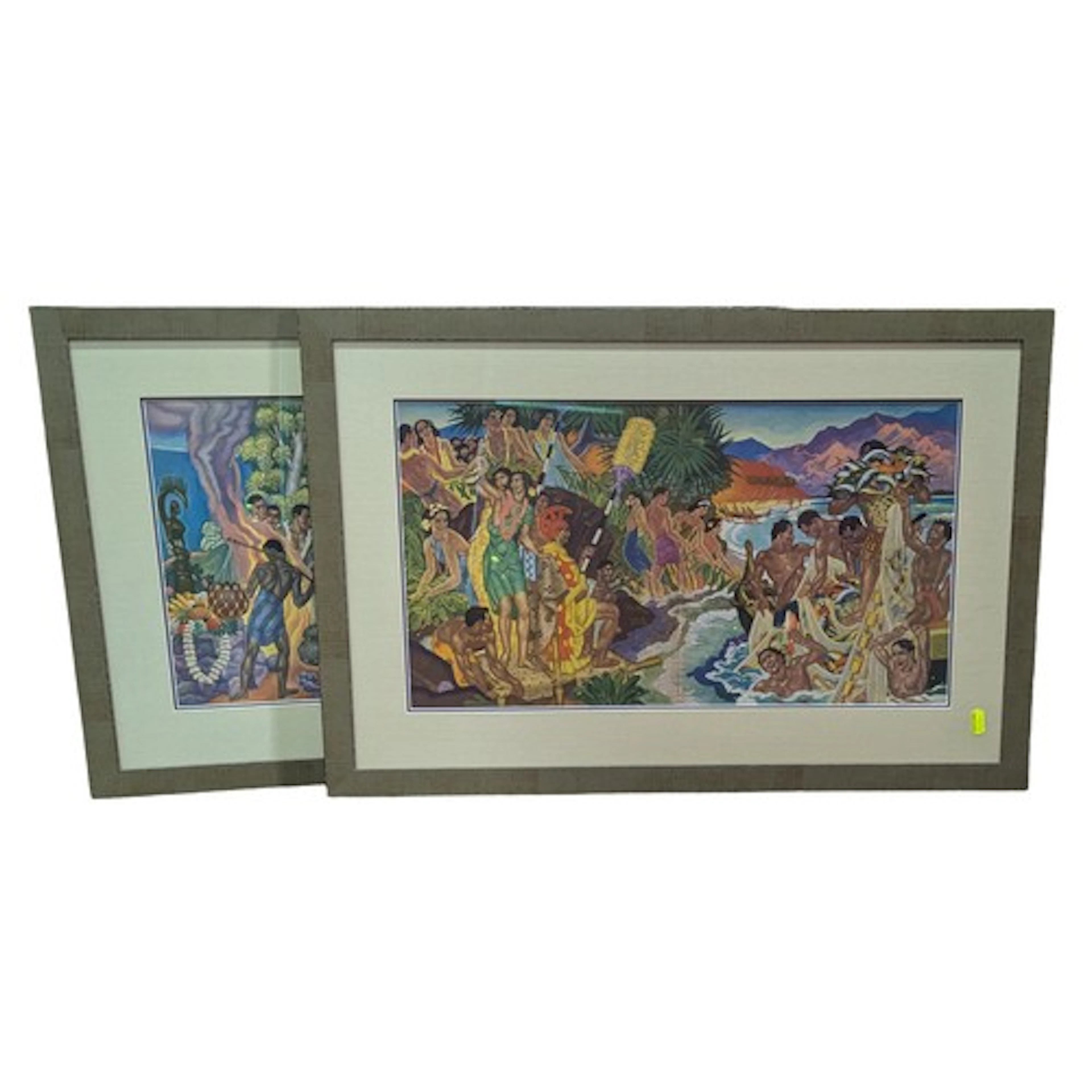 Eugene Savage (American 1883-1978) Two illustrated menus dat...