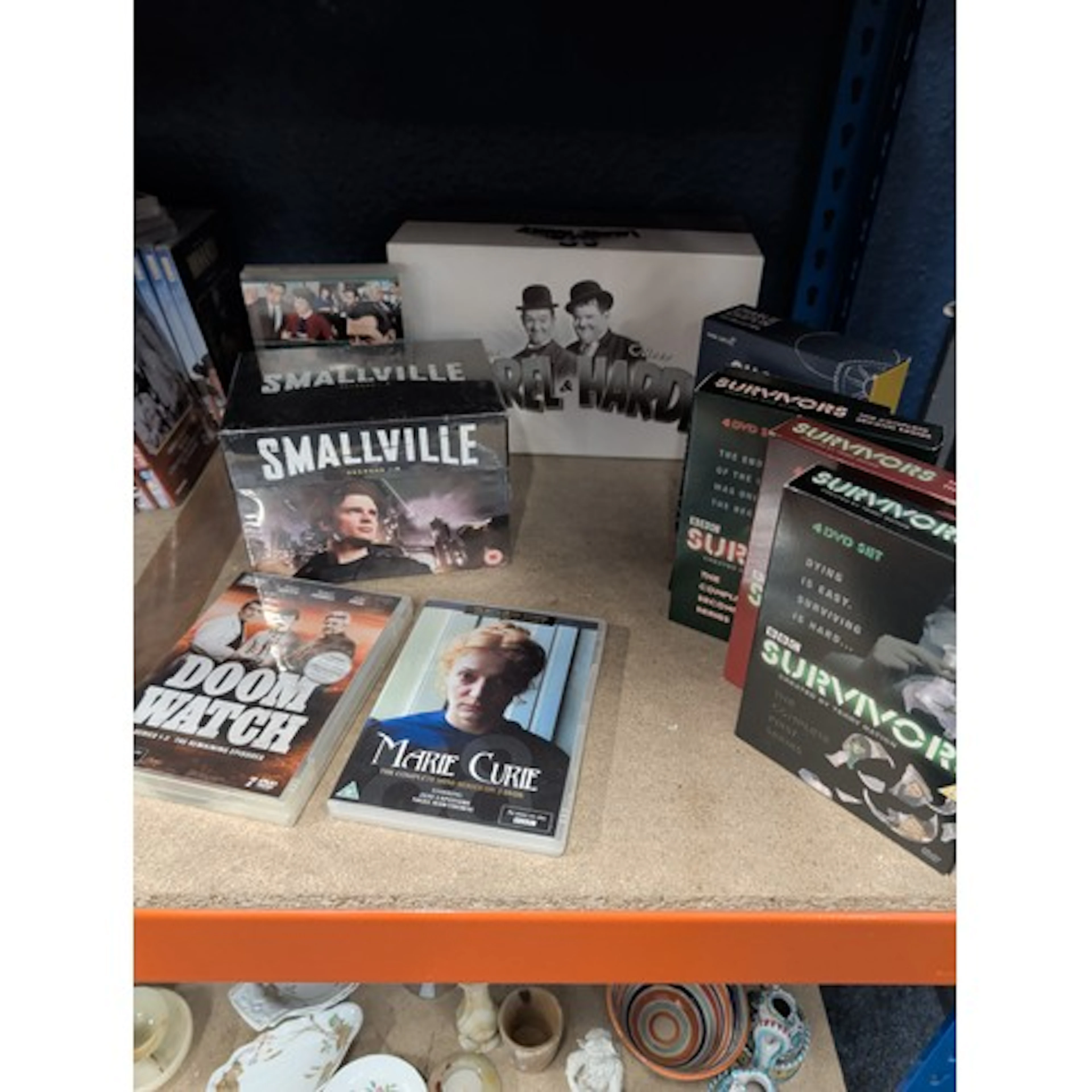 DVD film and television box sets to include Laurel and Hardy...