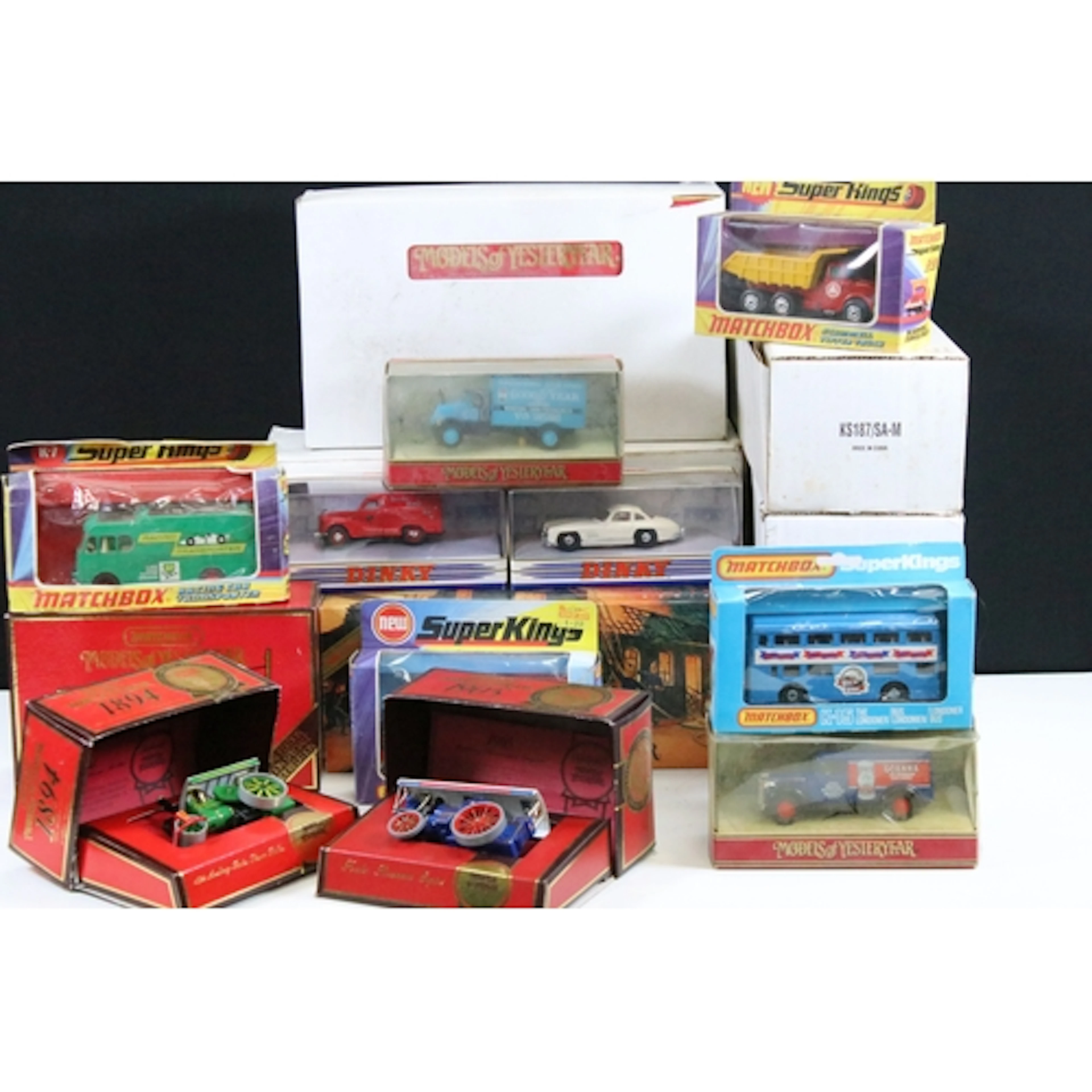 18 Boxed Matchbox diecast models to include ltd edn Models o...
