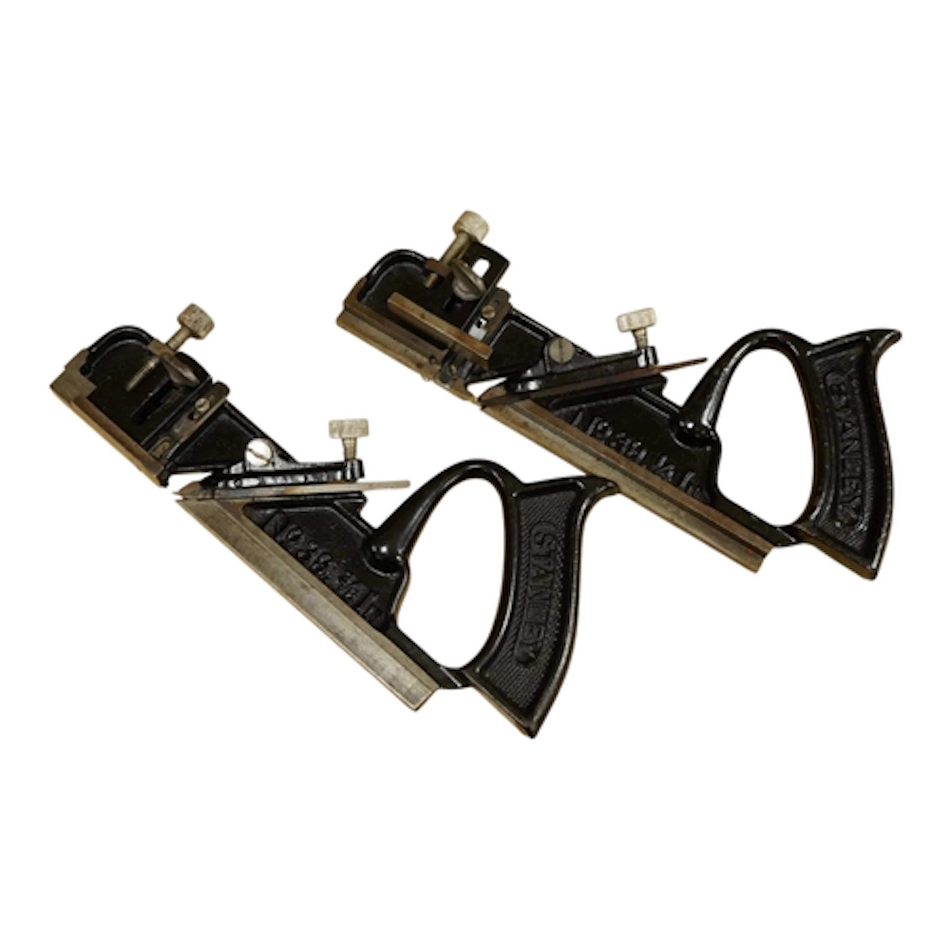 Two Stanley No.39 Dado planes; cast iron bodies with depth s...