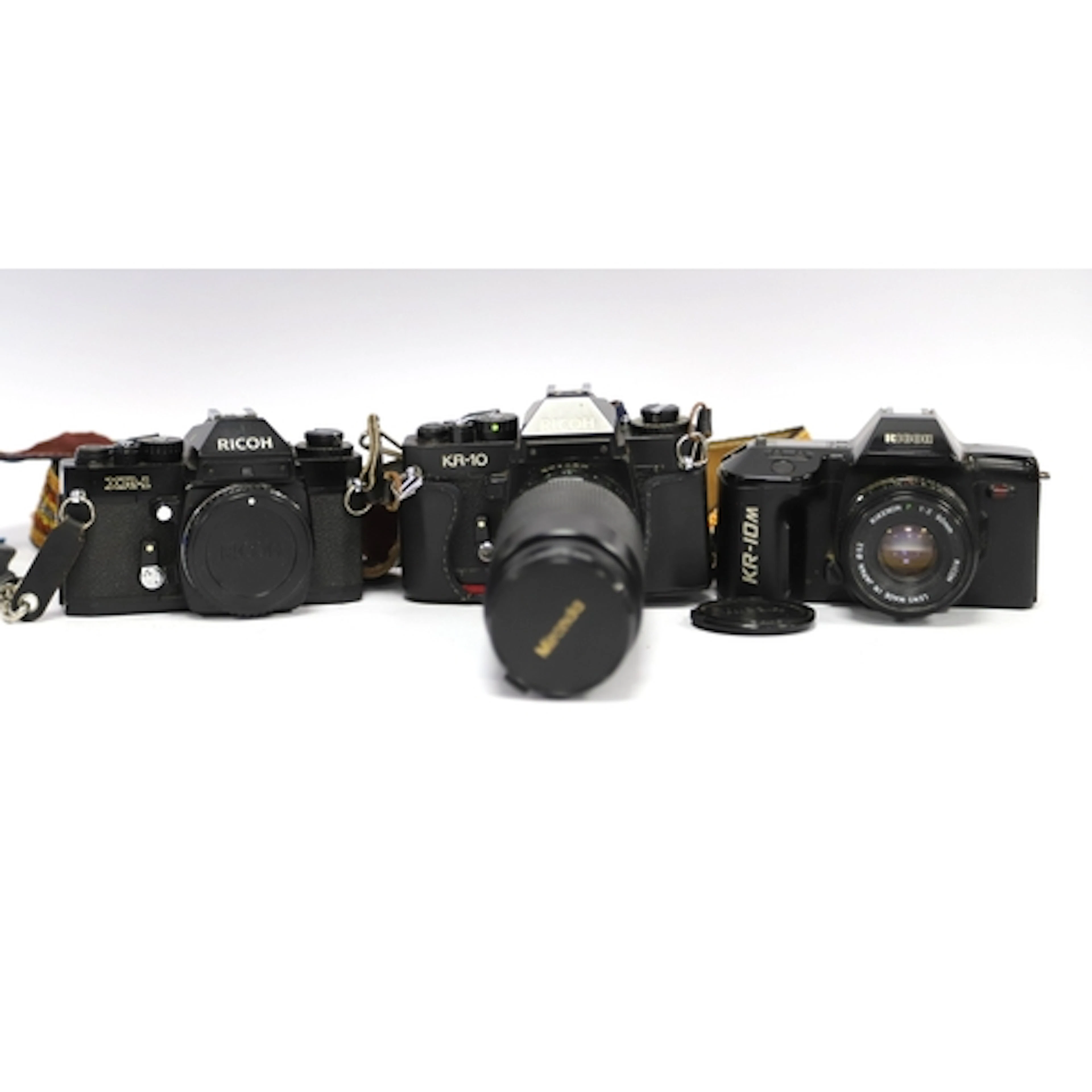 Ricoh 35mm SLR Cameras to include XR-1 Body, KR-10 with atta...