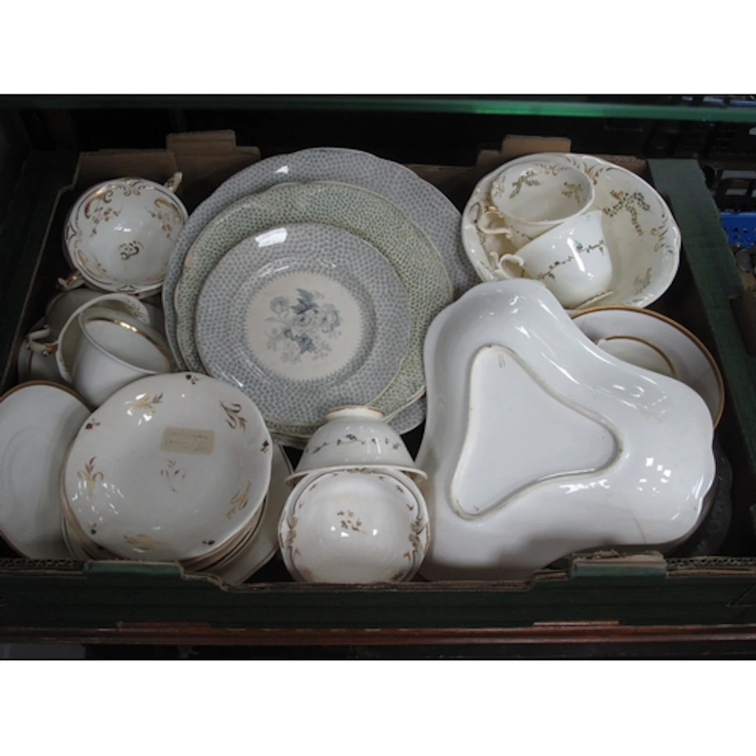XIX Century Rockingham and Brameld Table Pottery, including ...