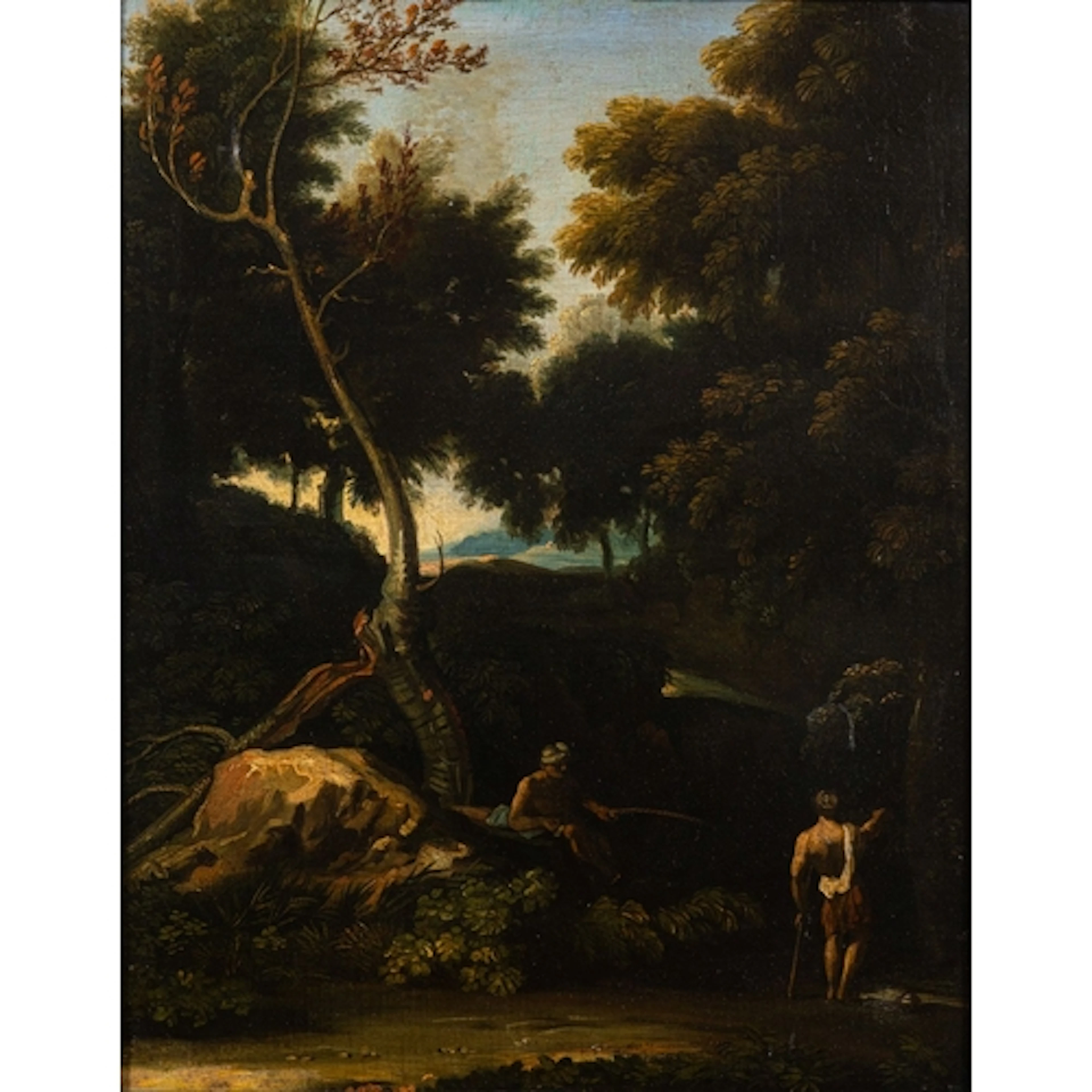 Attributed to Salvator Rosa (Italian,1615 - 1673) - A fisher...