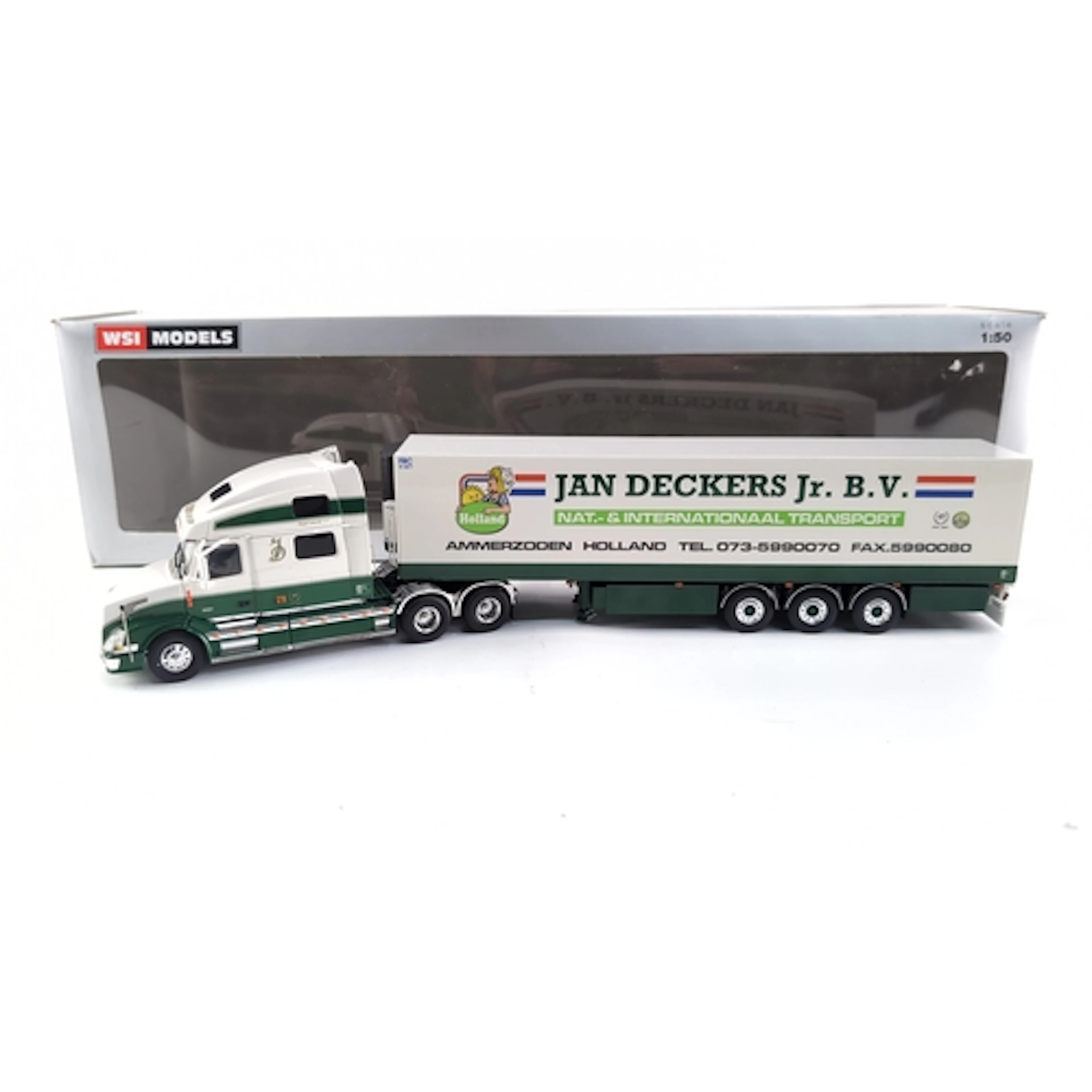 WSI Models 1:50 scale die-cast Volvo VN 780 6x4 tractor unit...