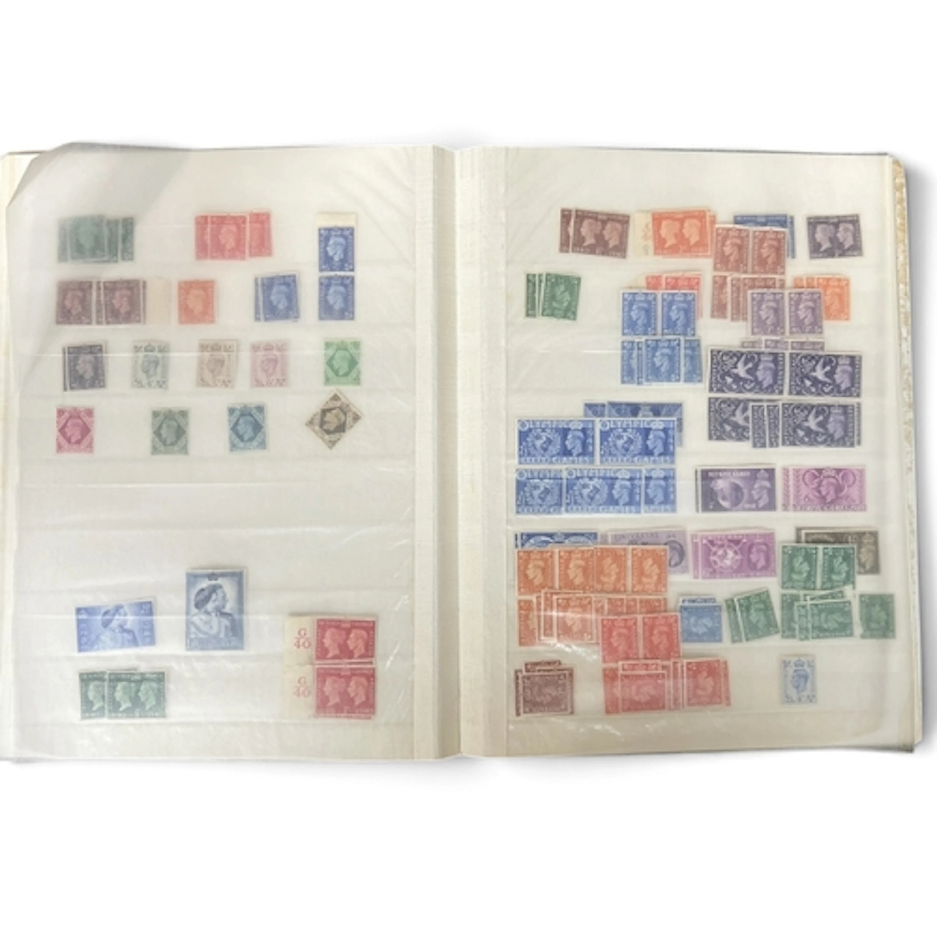 QUEEN VICTORIA - ELIZABETH II: MINT STAMPS, IN A STOCK BOOK ...
