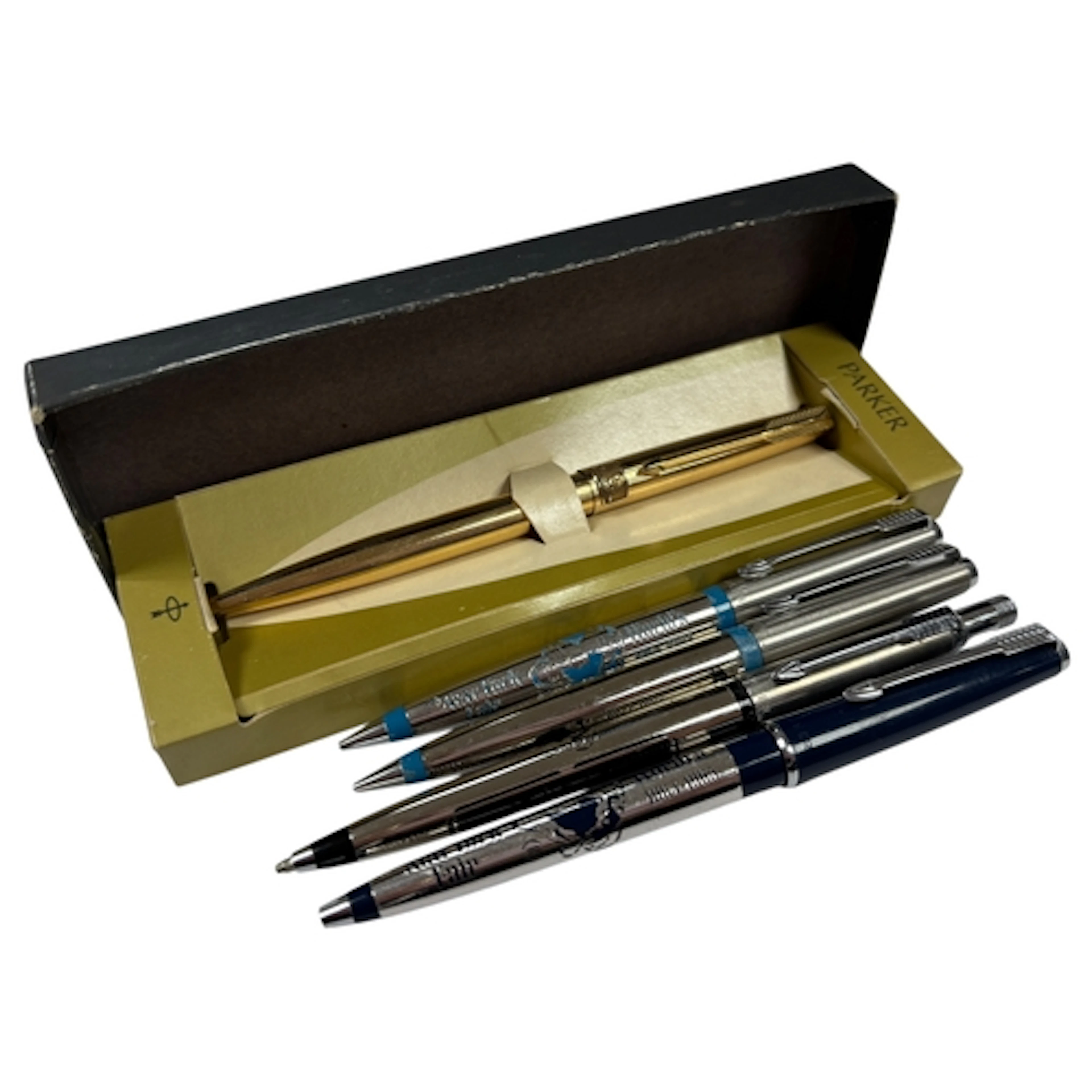 A Parker 'New York World Fair' ballpen - 1964 boxed, along w...