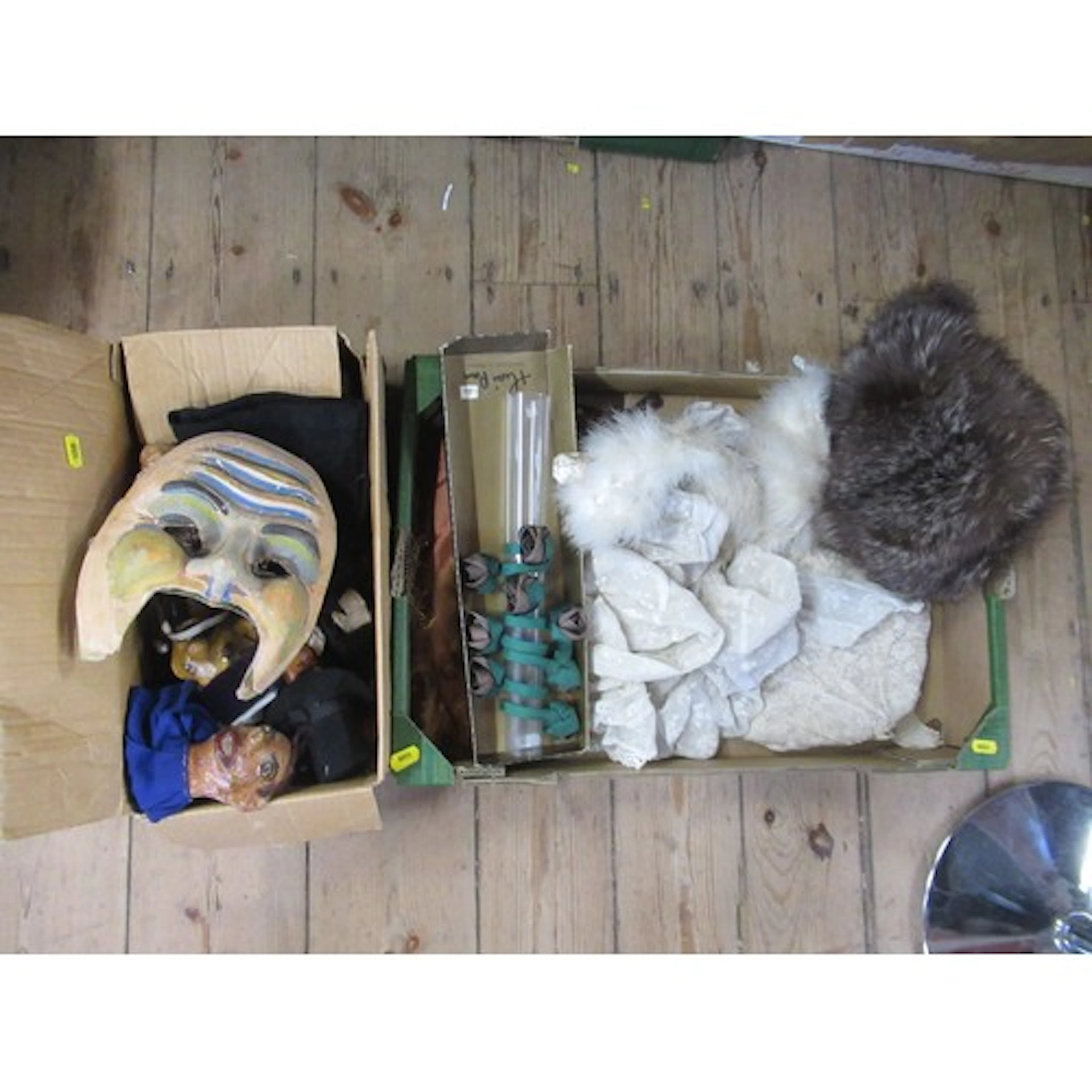 A collection of vintage and Antique clothes to include lace,...