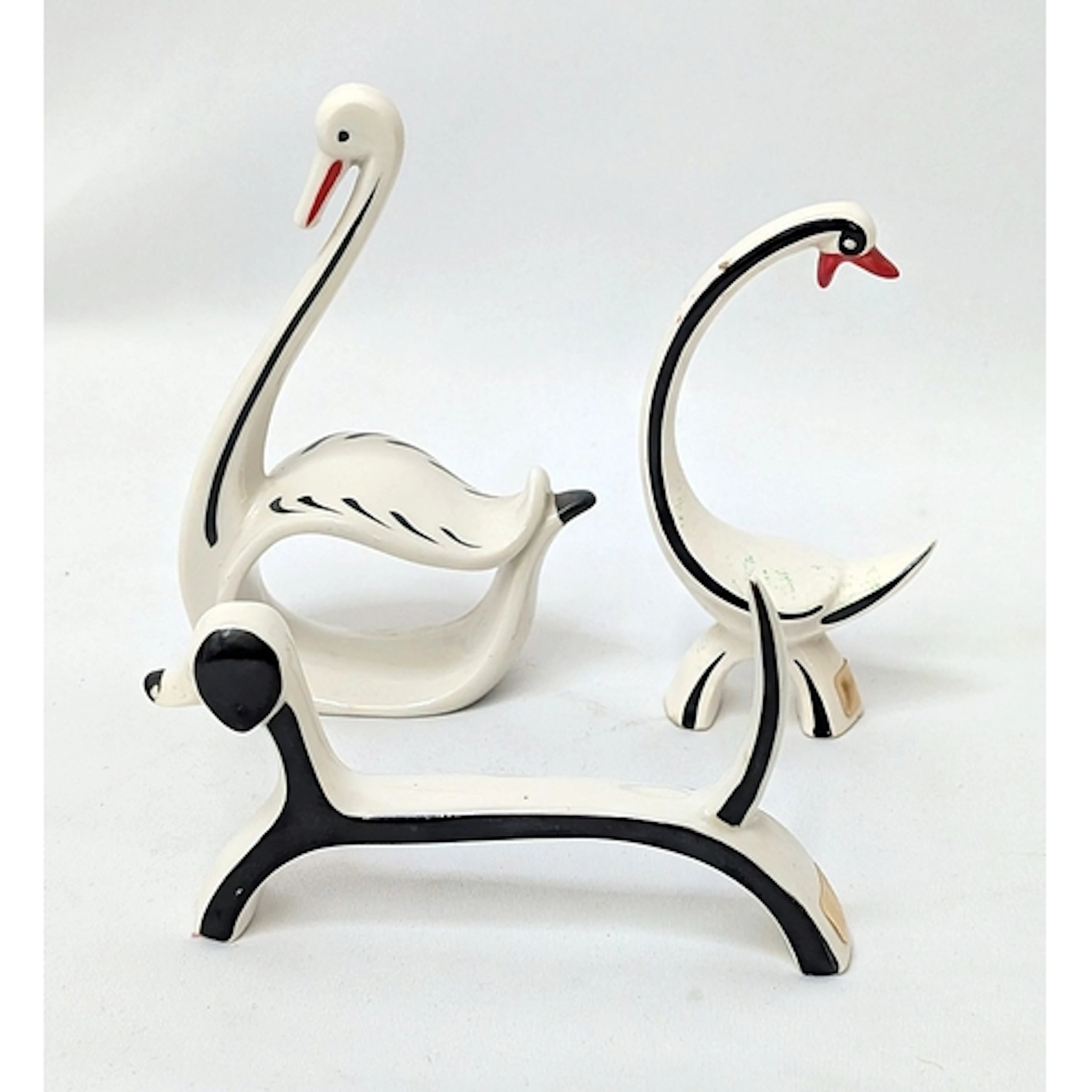 3 Cmielow Stylised Ceramic Figurines, incl. Dachshund, 2 bir...