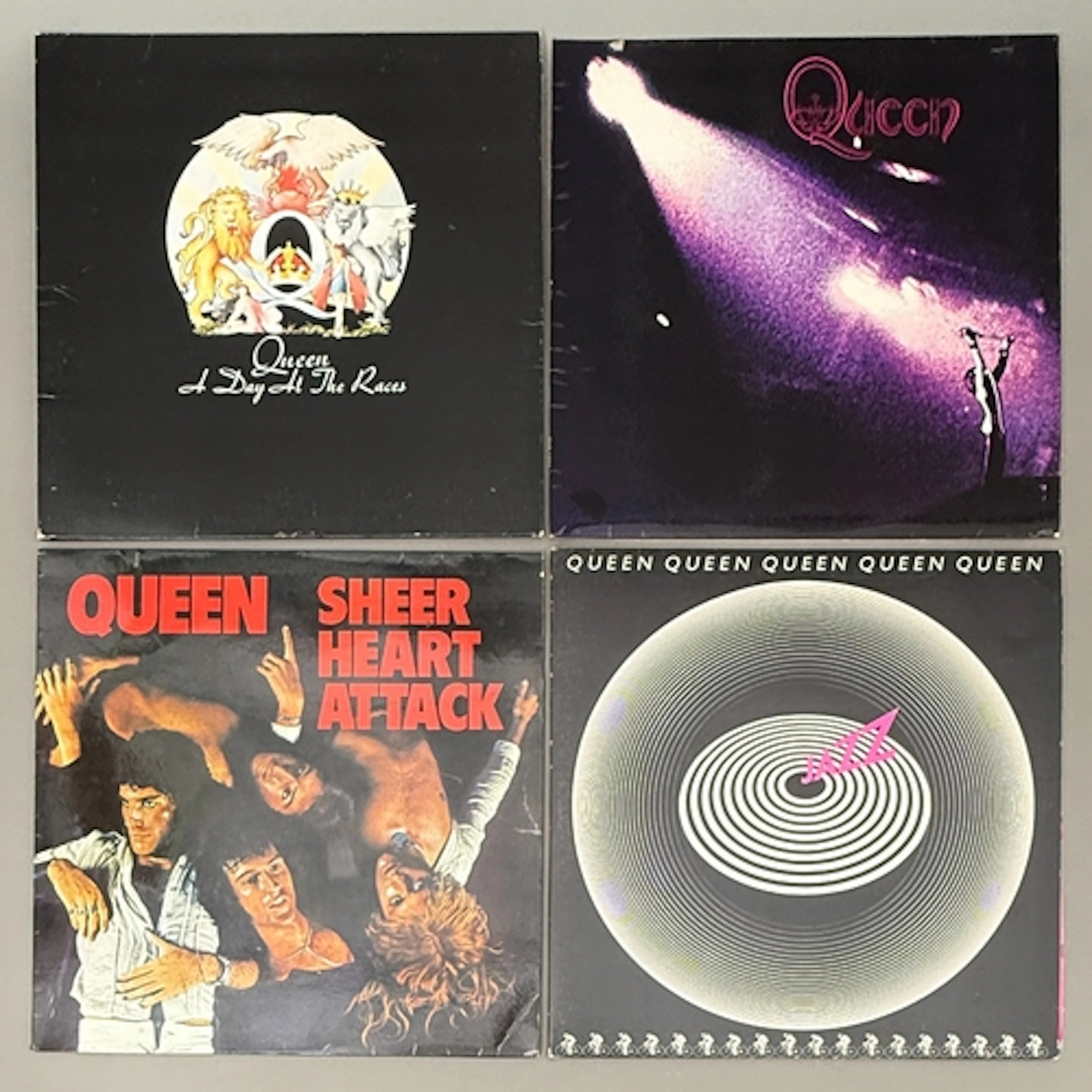 10 Rock vinyl LP’s including - Queen: A Day At The Races (4U...
