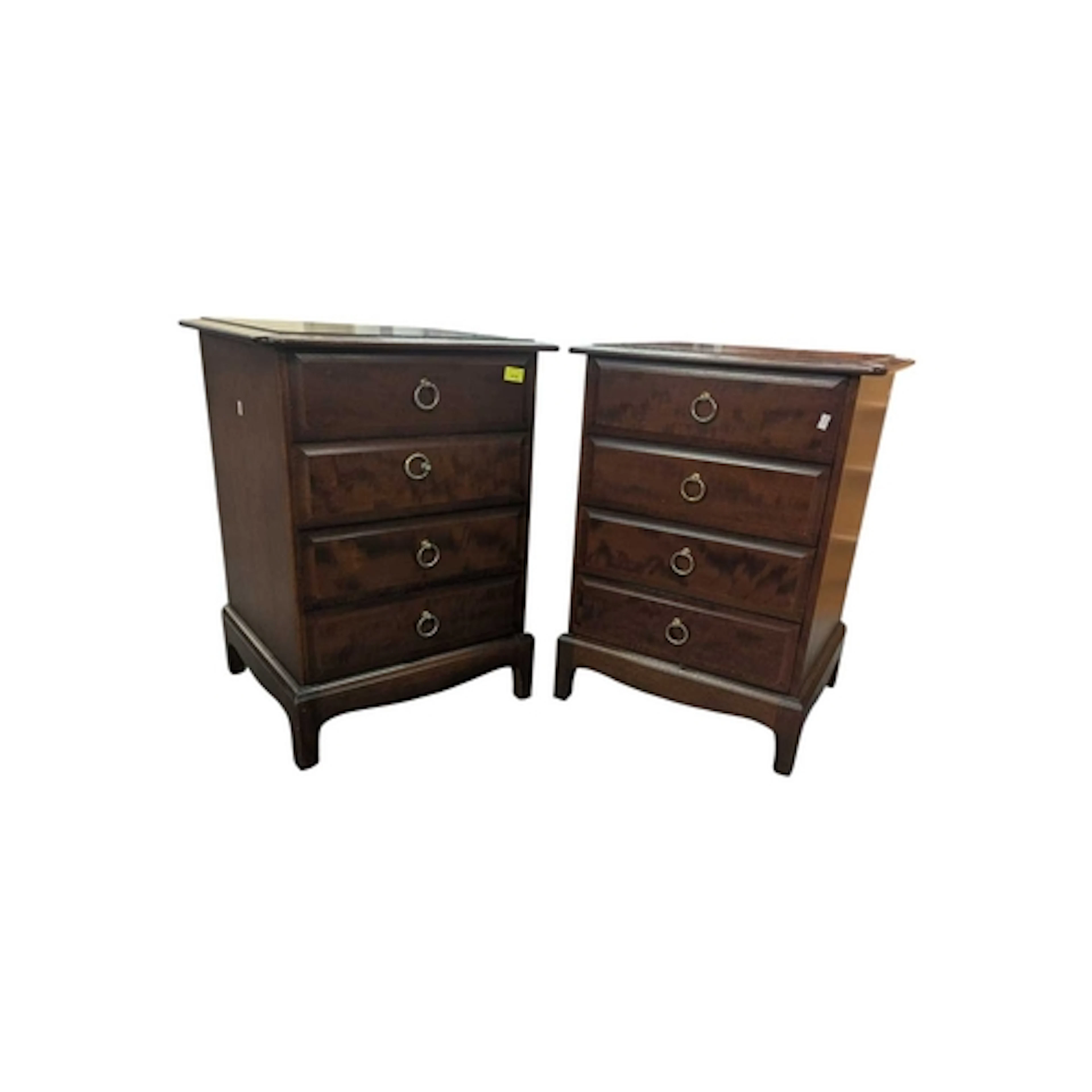 Stag Furniture - Minstrel Range - a pair of 20th century mah...