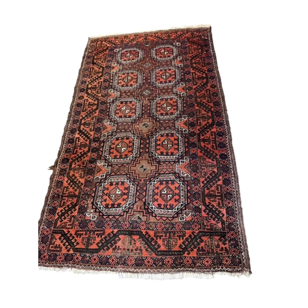 Two Bokhara red ground rugs, larger 180 x 100cm