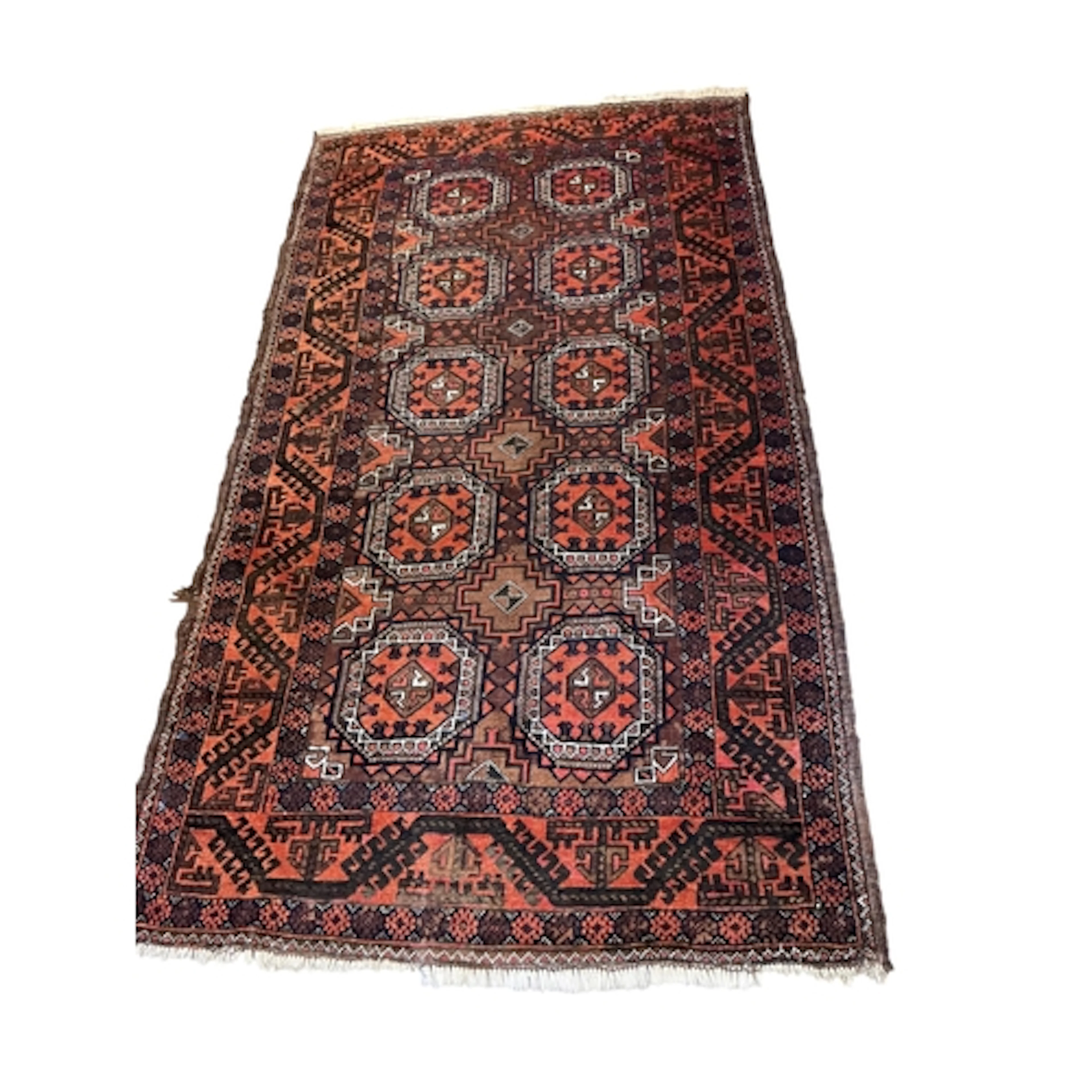 Two Bokhara red ground rugs, larger 180 x 100cm