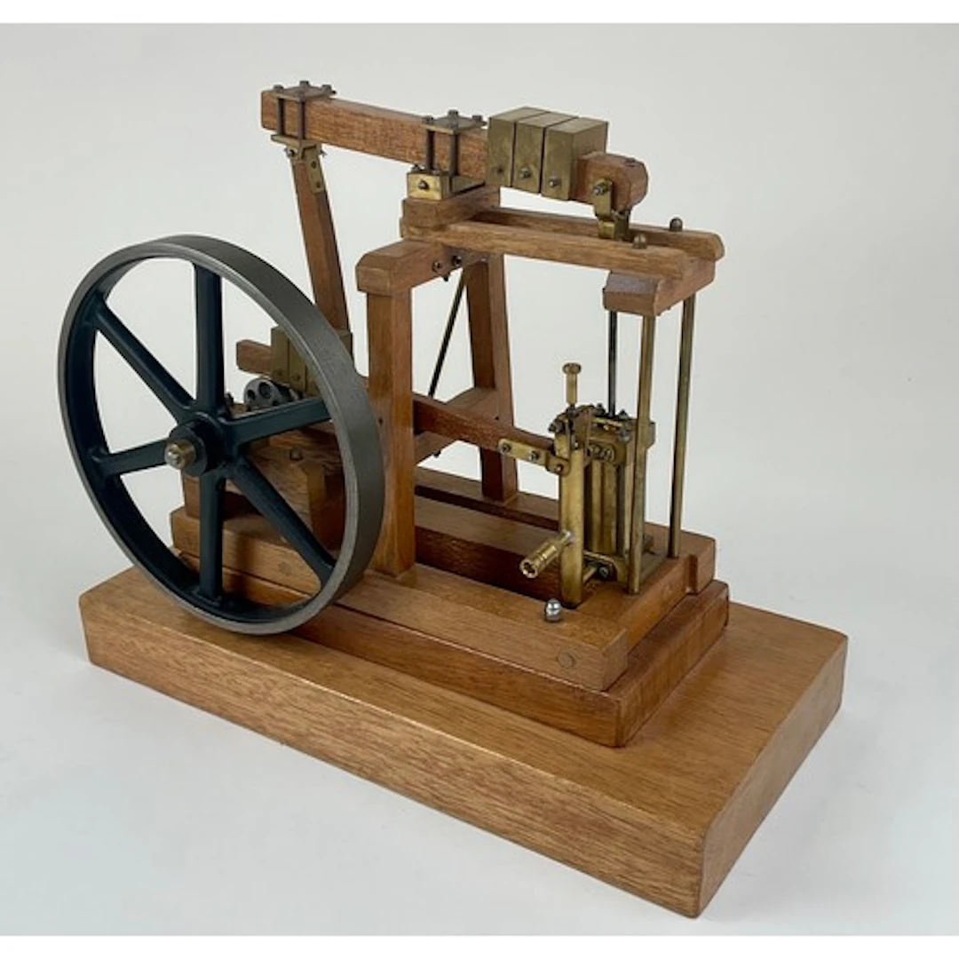 Live Steam & Engineering - a scratch built mahogany and bras...