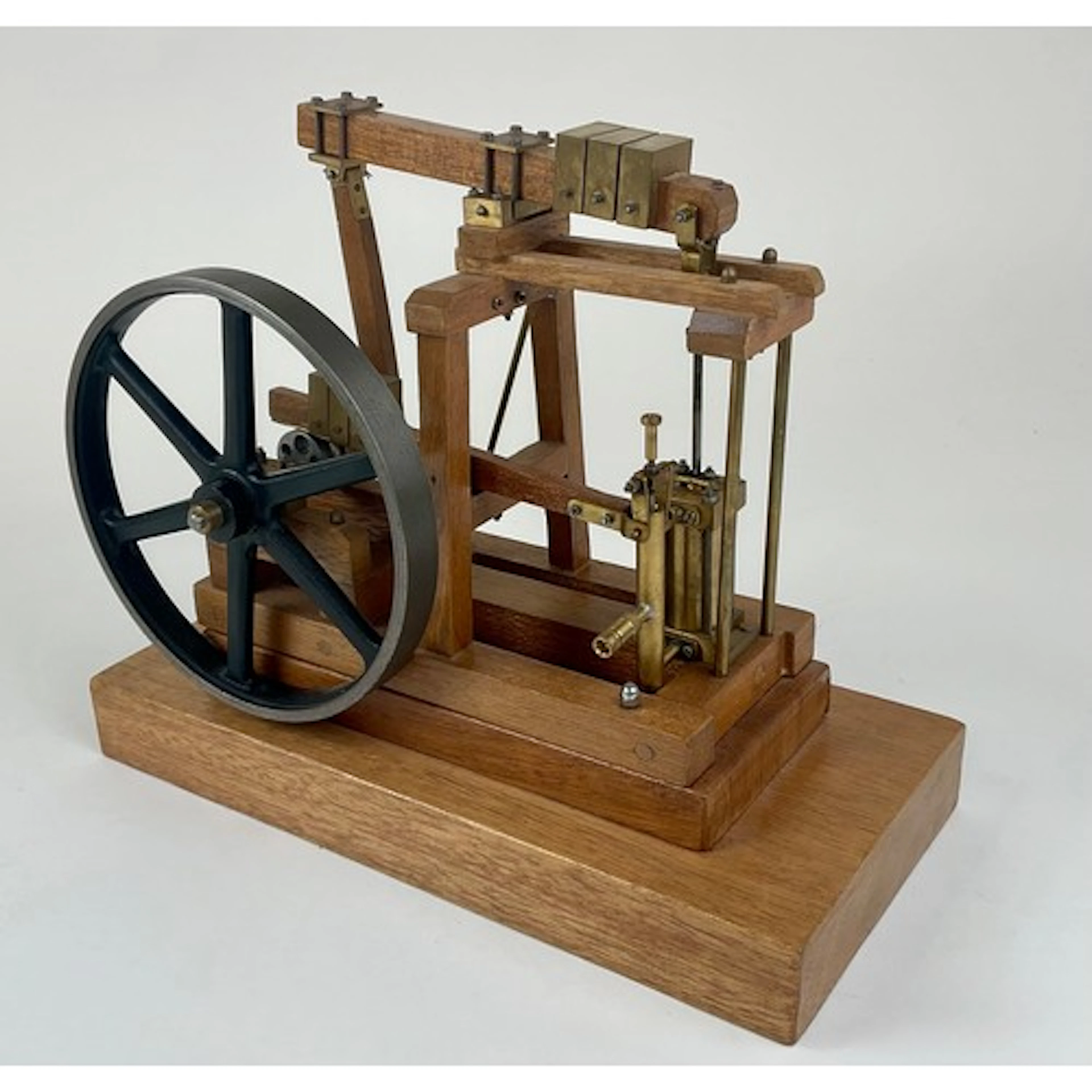 Live Steam & Engineering - a scratch built mahogany and bras...