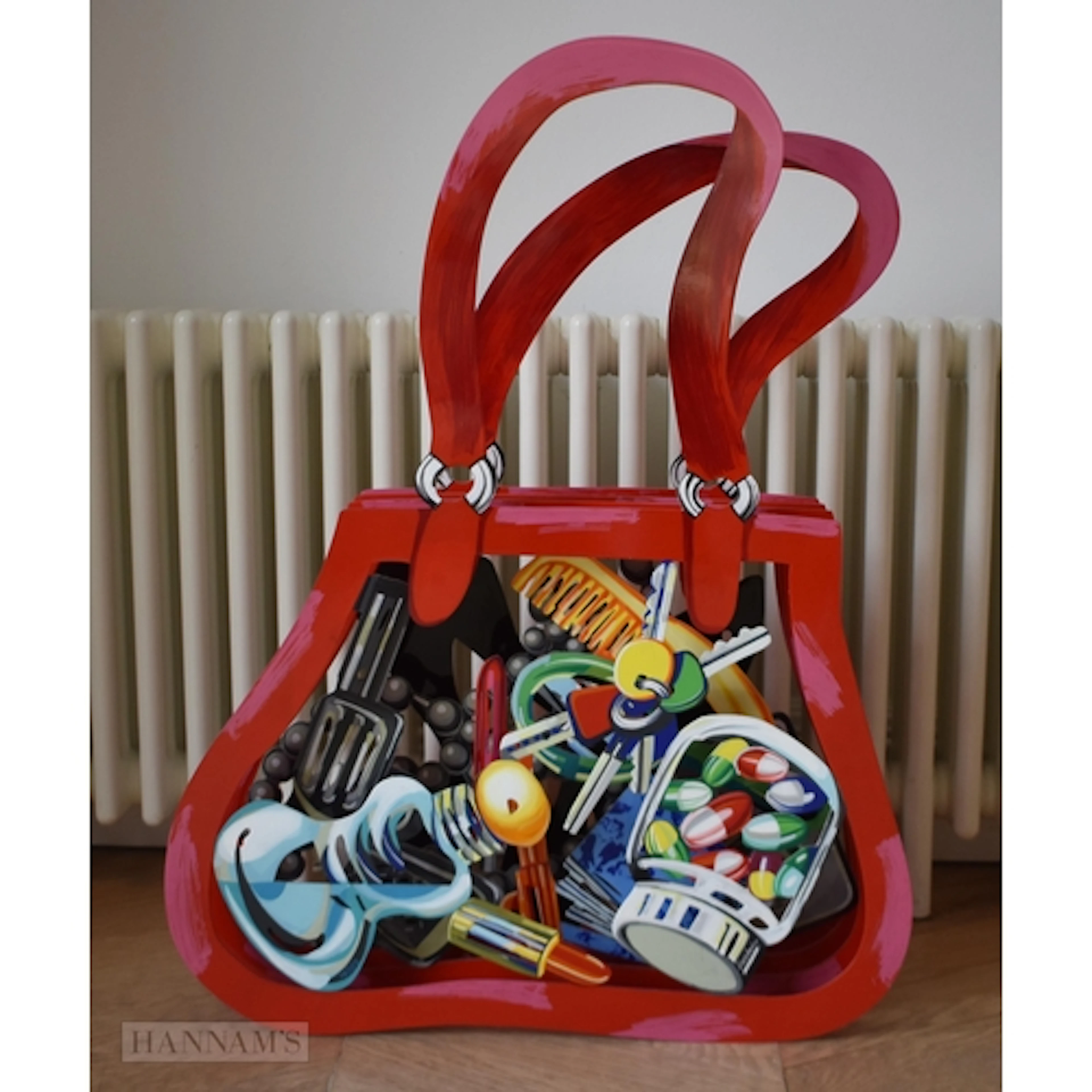 David Gerstein (1944 Jerusalem) A hand painted laser cut ste...