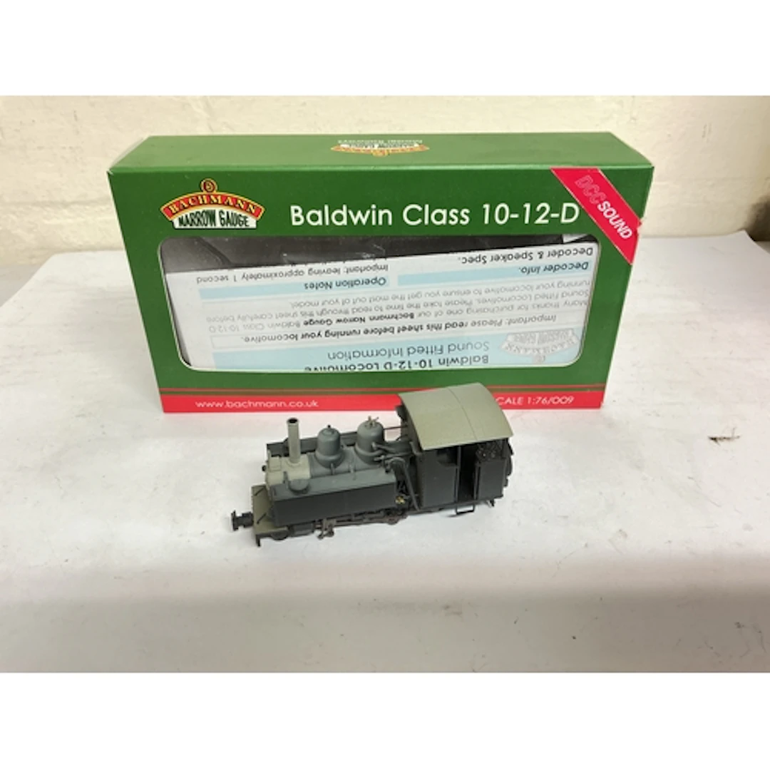 A Boxed Bachmann Narrow Gauge Baldwin Class 10-12-D No.4 Sna...