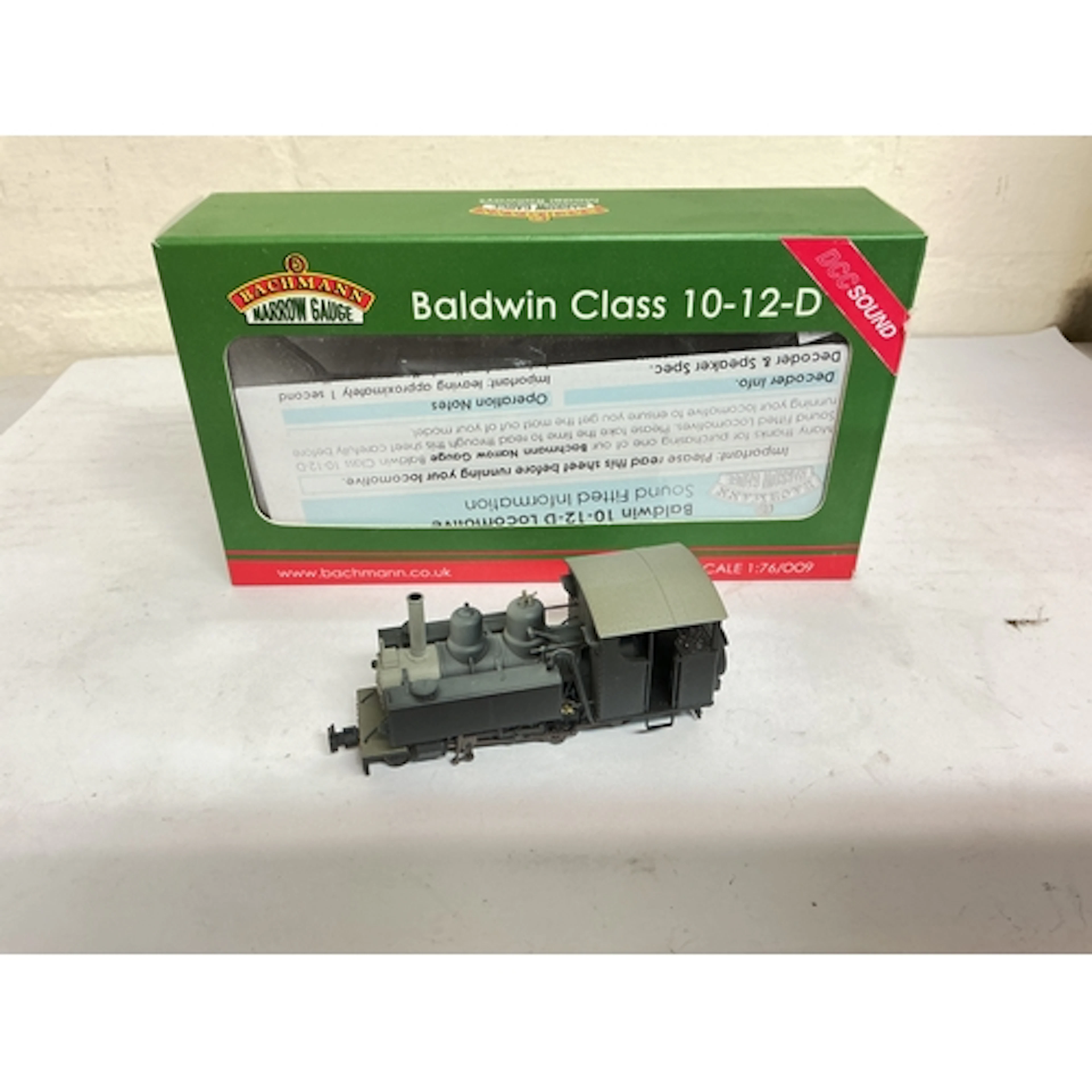 A Boxed Bachmann Narrow Gauge Baldwin Class 10-12-D No.4 Sna...
