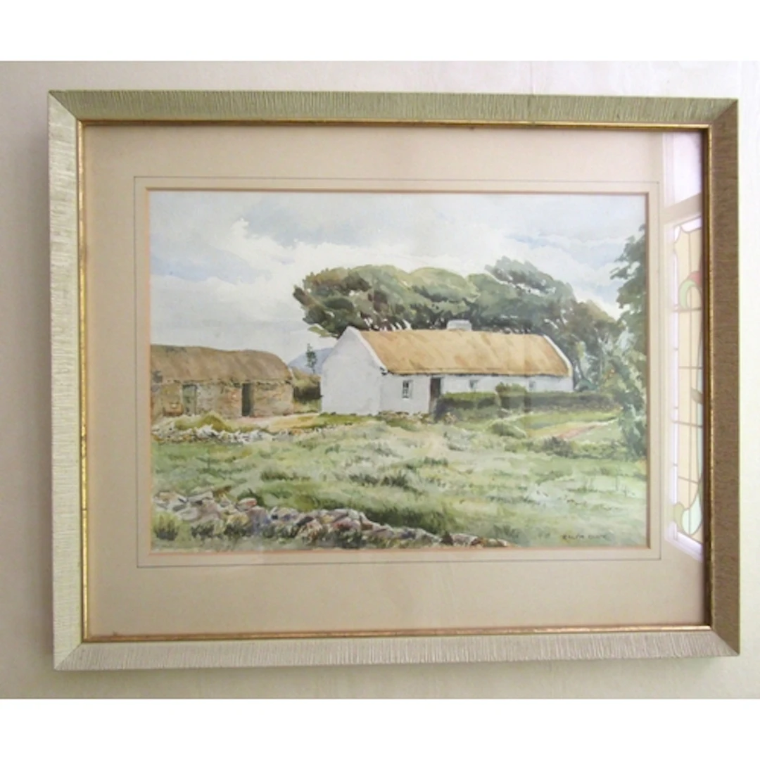 Ralph Duck Cottage Scene Watercolour Approximately 12 Inches...