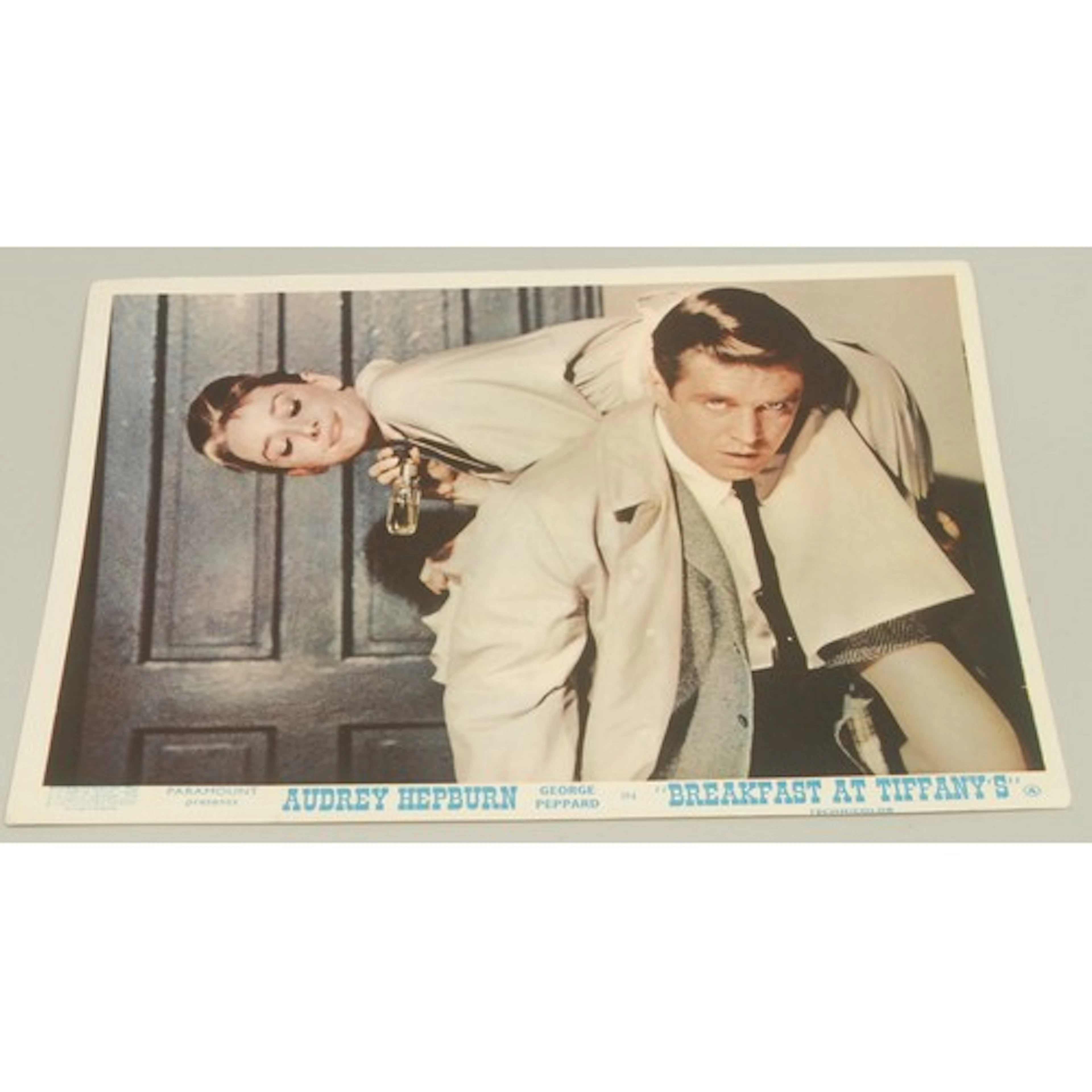 Movie Memorabilia - a mid-century Paramount lobby card, Brea...