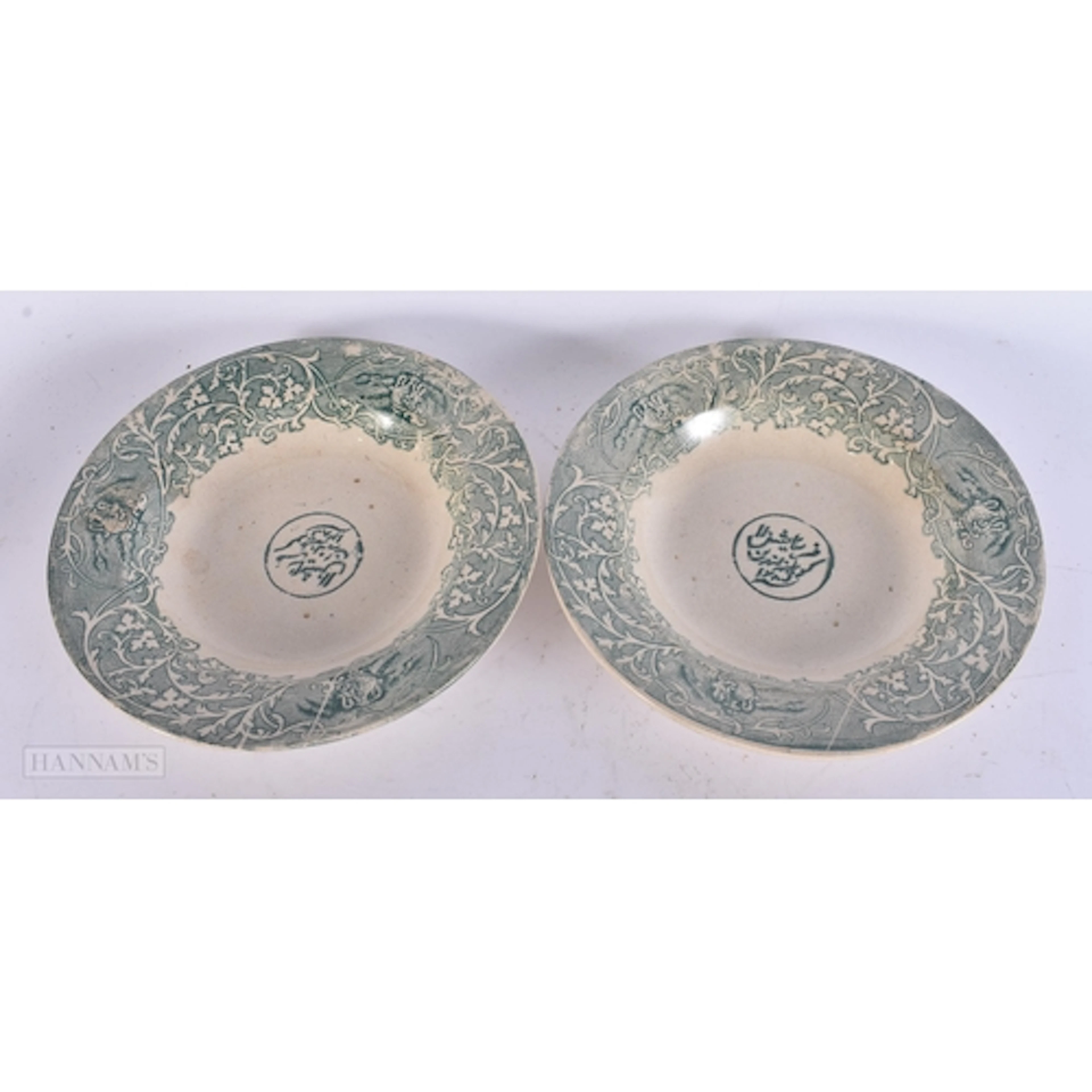A RARE PAIR OF MID 19TH CENTURY ENGLISH 'ISLAMIC MARKET' POT...