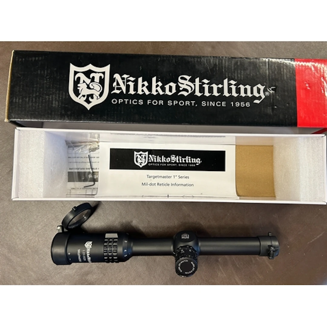 A Nikko Stirling 1.25-5x20 Targetmaster telescopic sight, in...