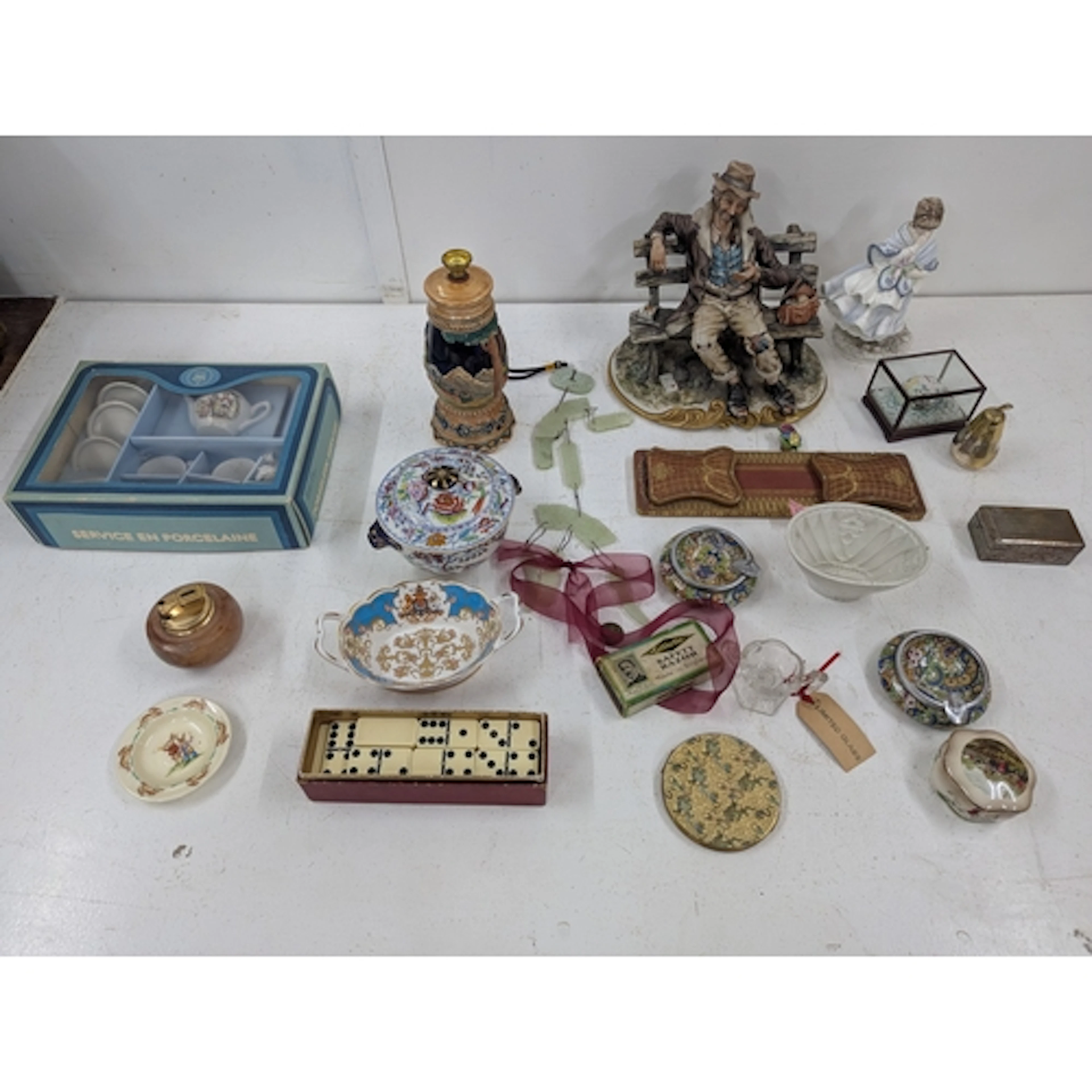 Ceramics and collectables to include a Capodimonte figure, a...