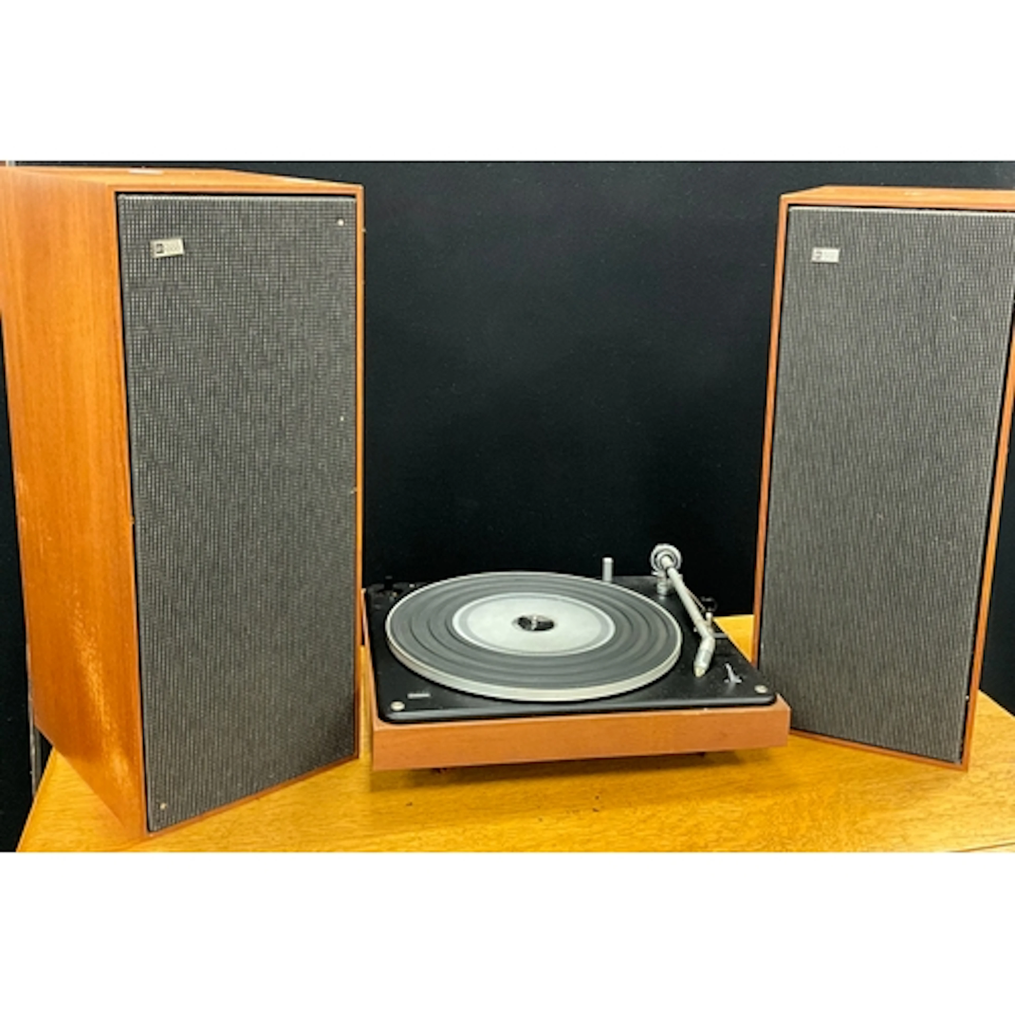 A Jacob Jenson Bang & Olufsen Beogram 1001 turntable and a p...