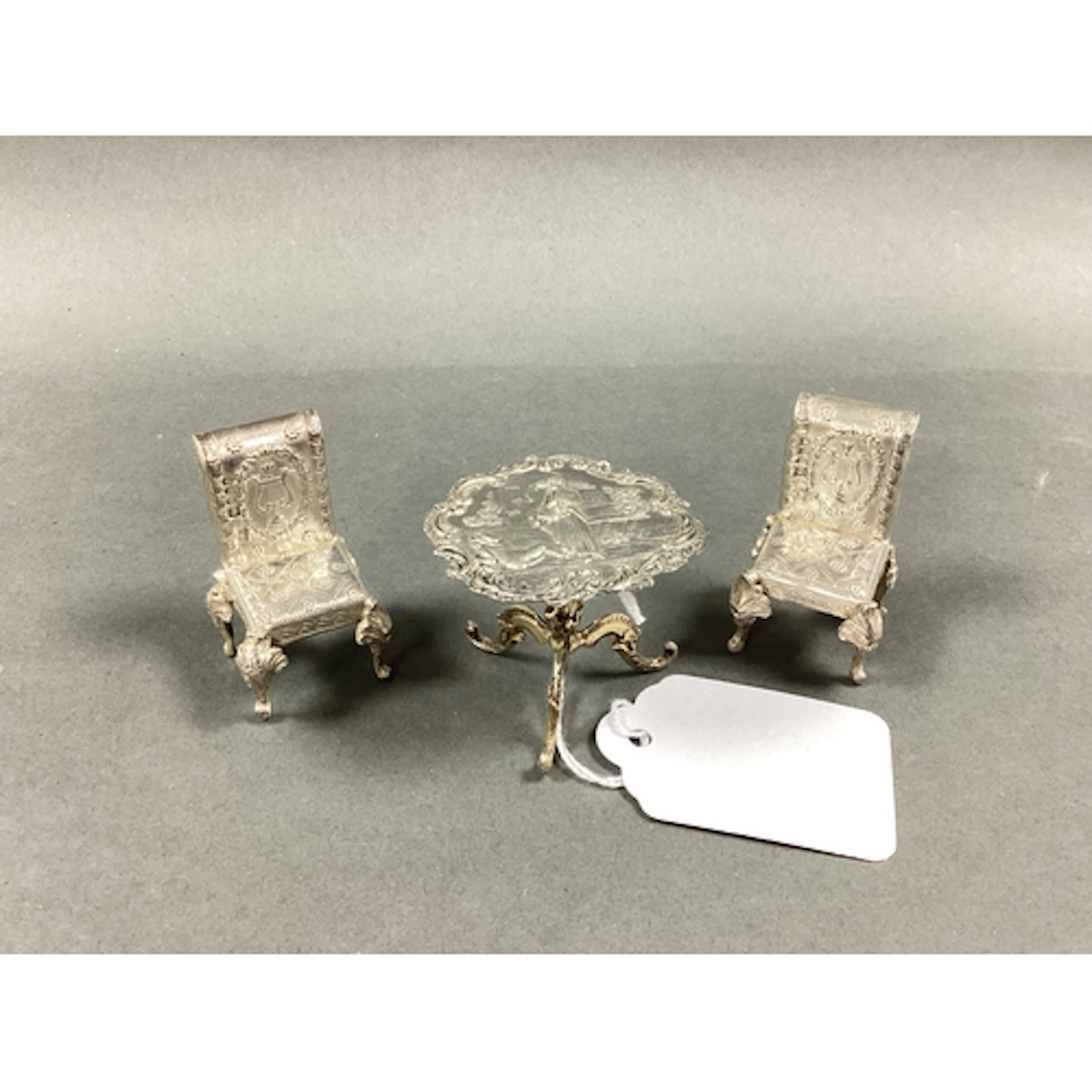 Novelty Antique Continental Miniature Furniture, comprising ...