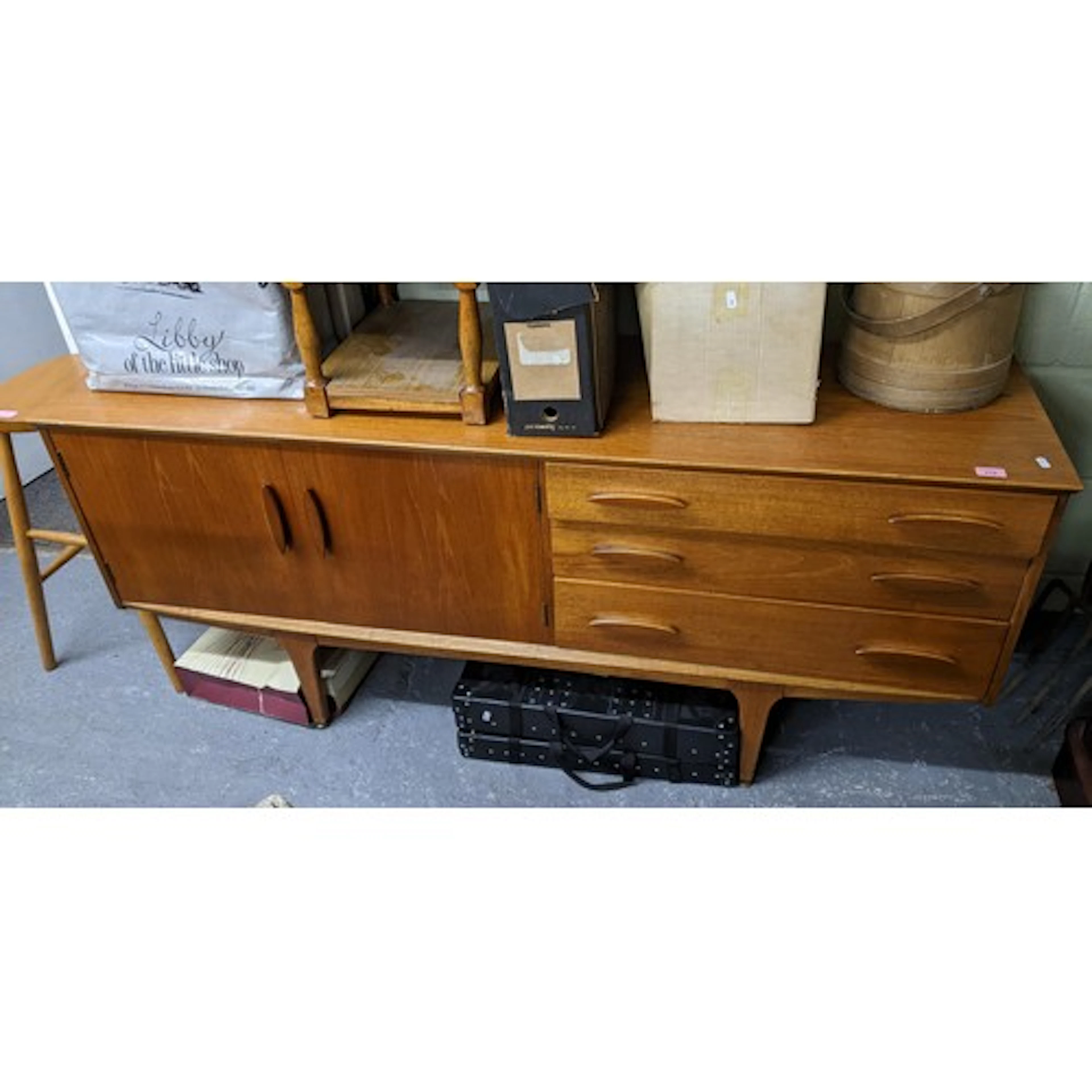 A Jantique Furniture mid-century Scandinavian style retro te...