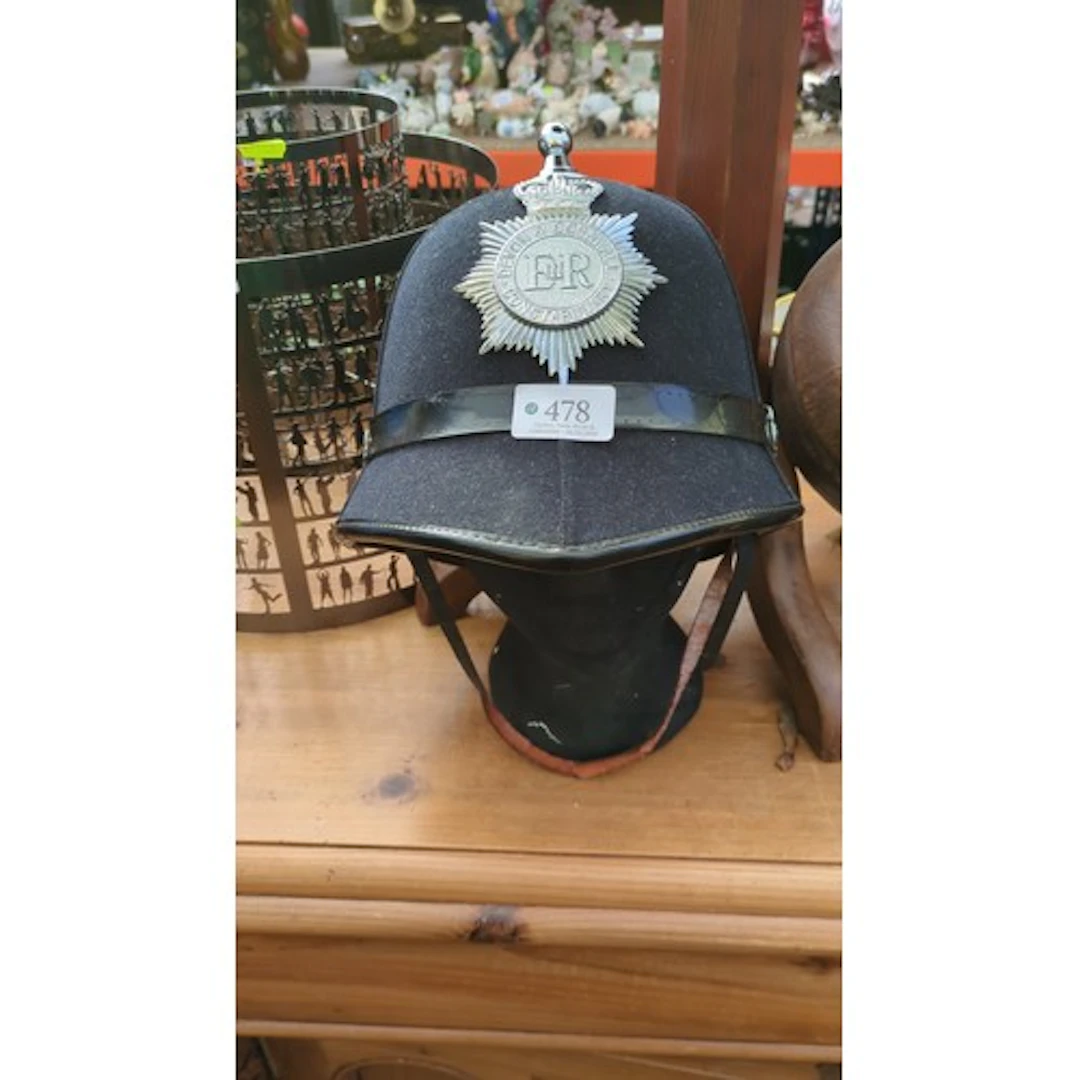 Devon & Cornwall Constabulary custodian helmet in black ...