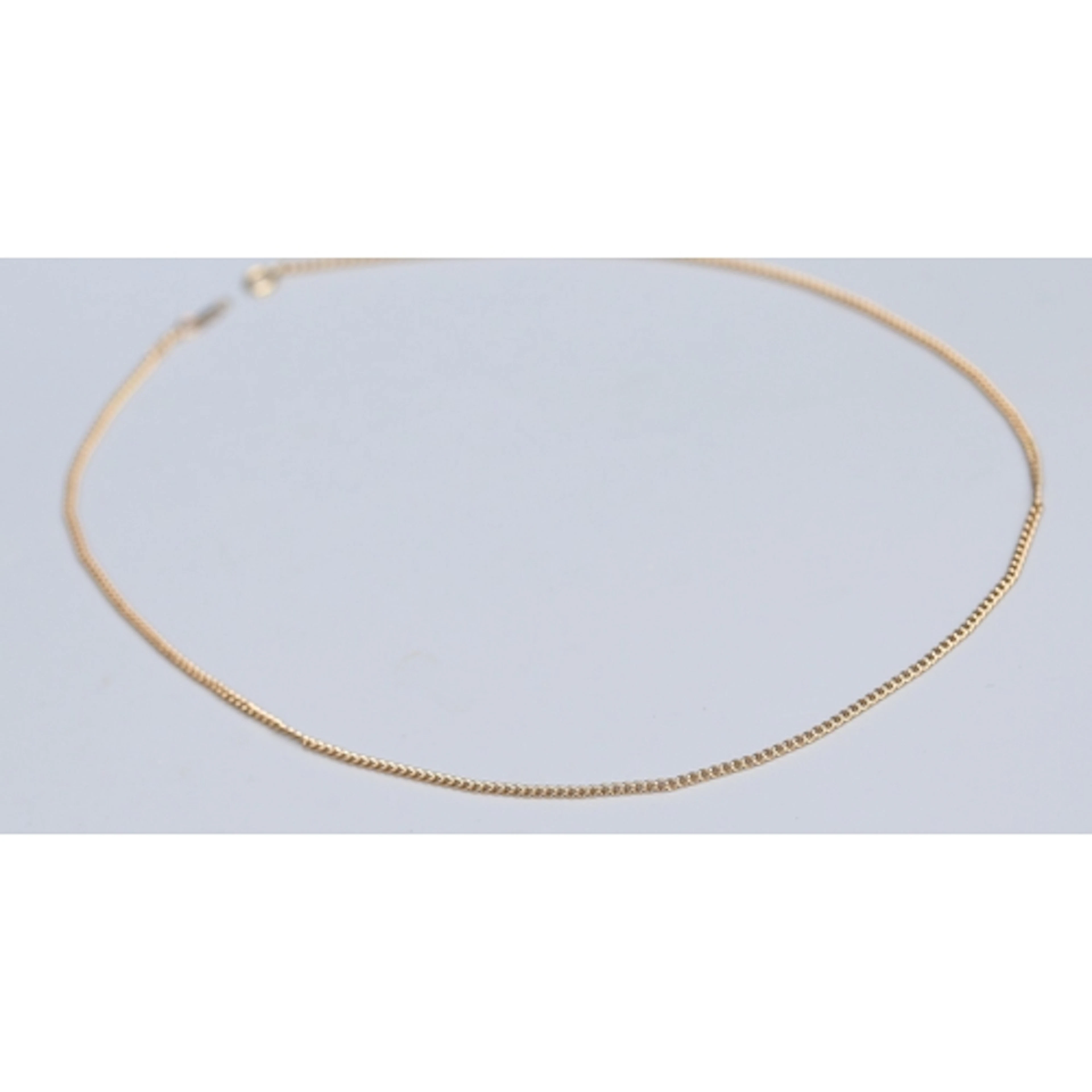 14 Carat Yellow Gold Chain Necklace, 40cm Long