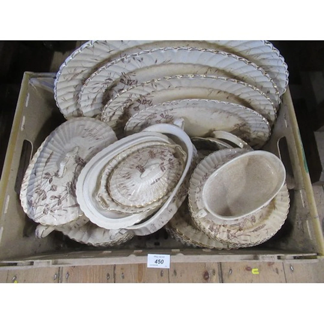 A collection of 19th century china