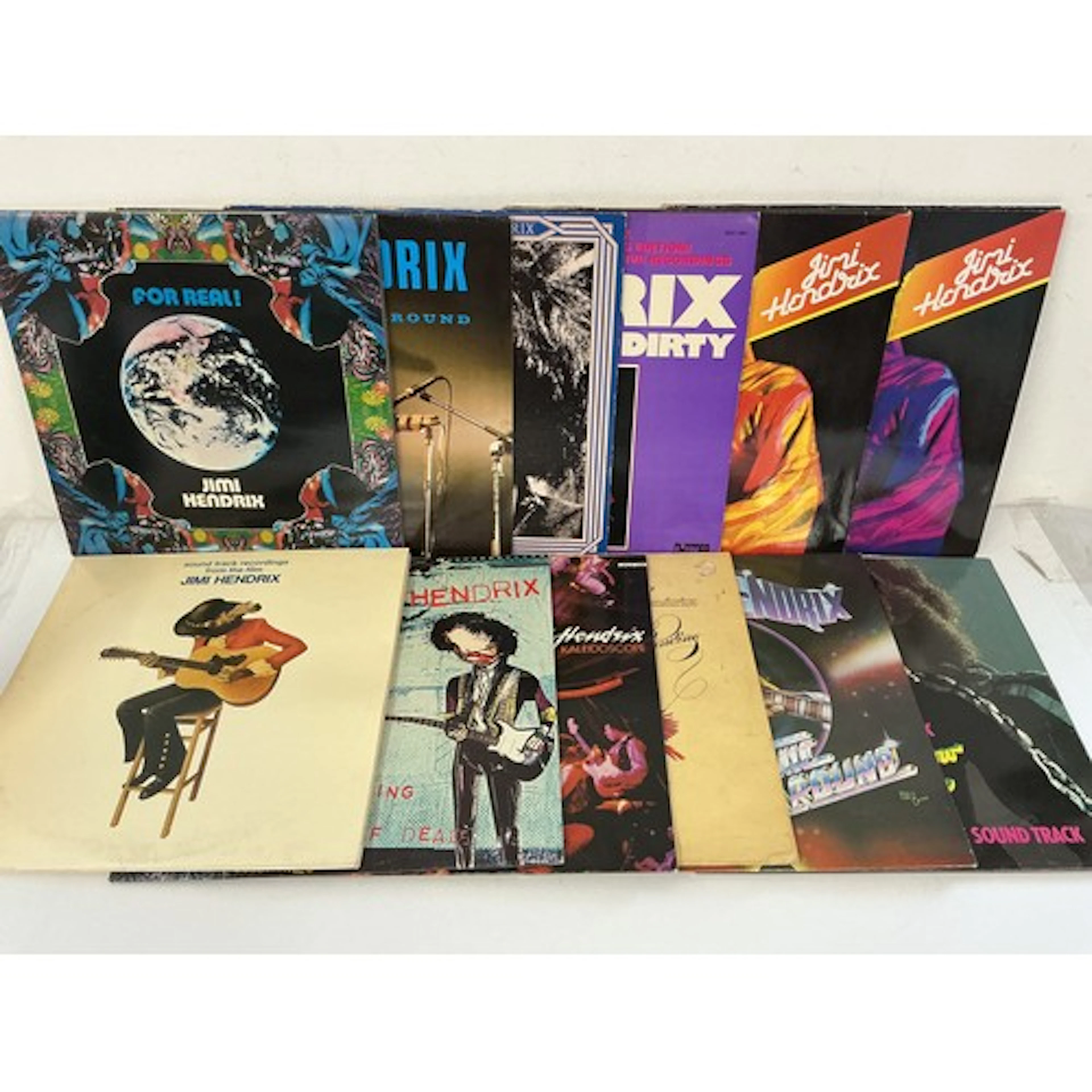 Twelve Jimi Hendrix LPs comprising Crash Landing, For Real, ...