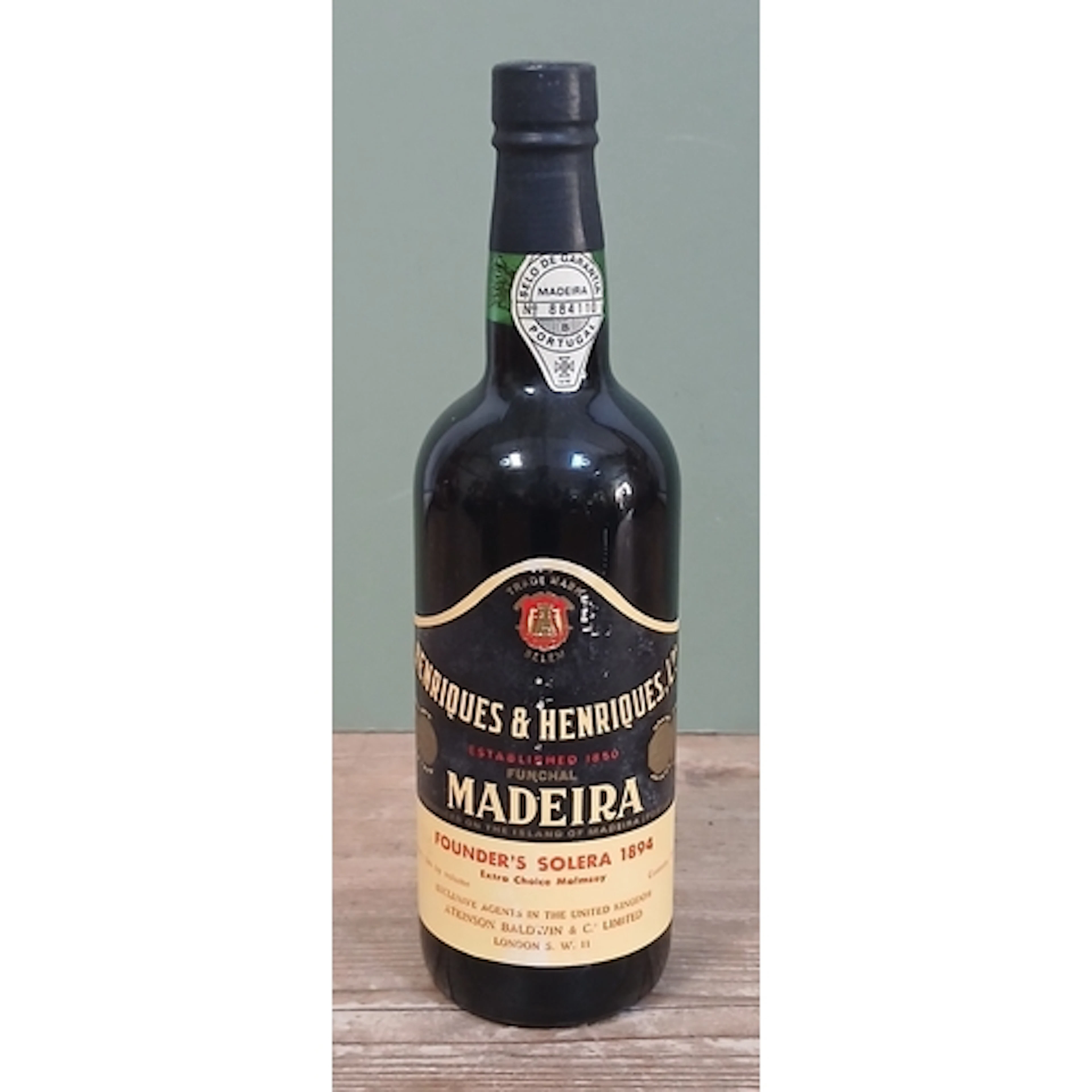 Henriques & Henriques Madeira Founder's Solera 1894.