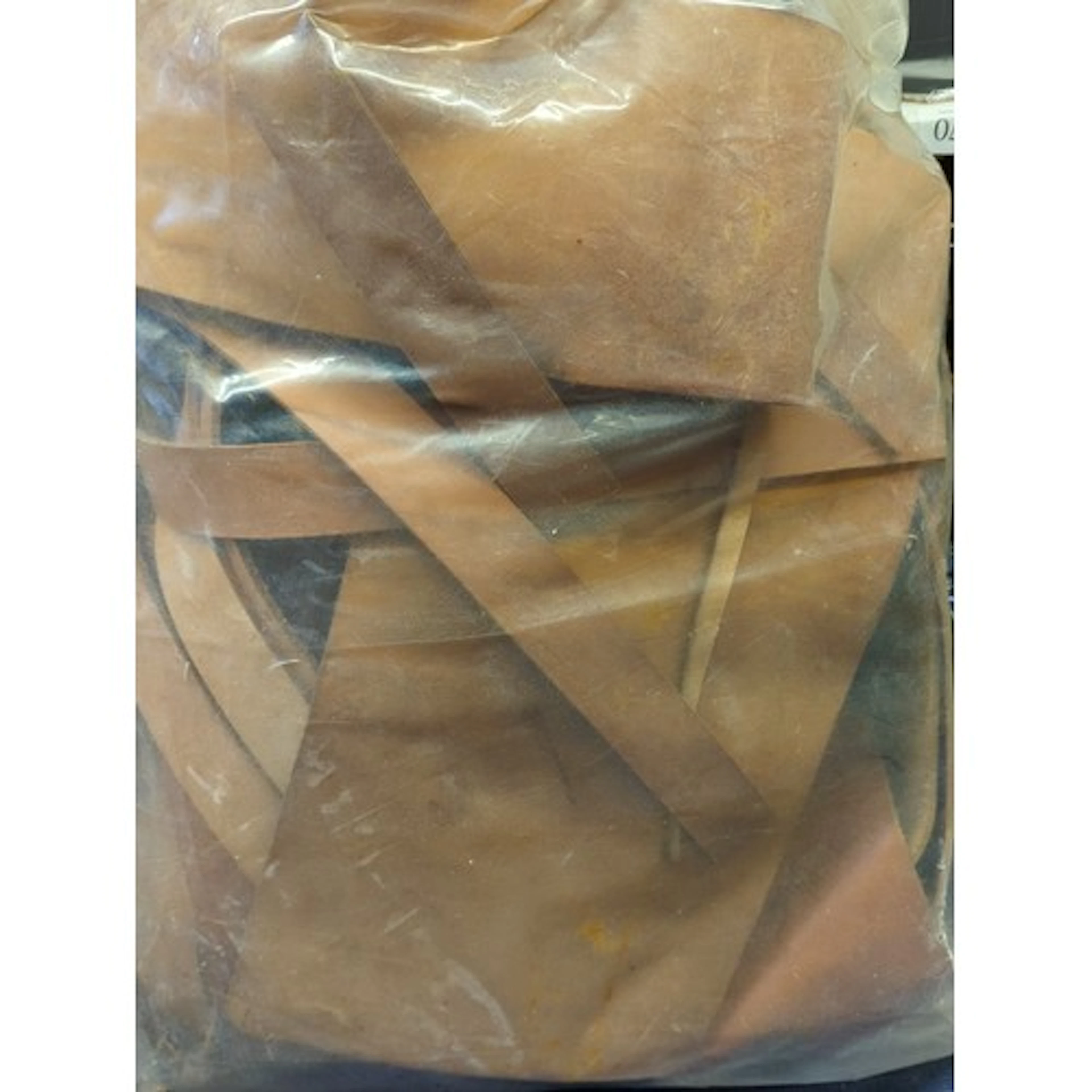Collection of leather offcuts and strap lengths, in assorted...