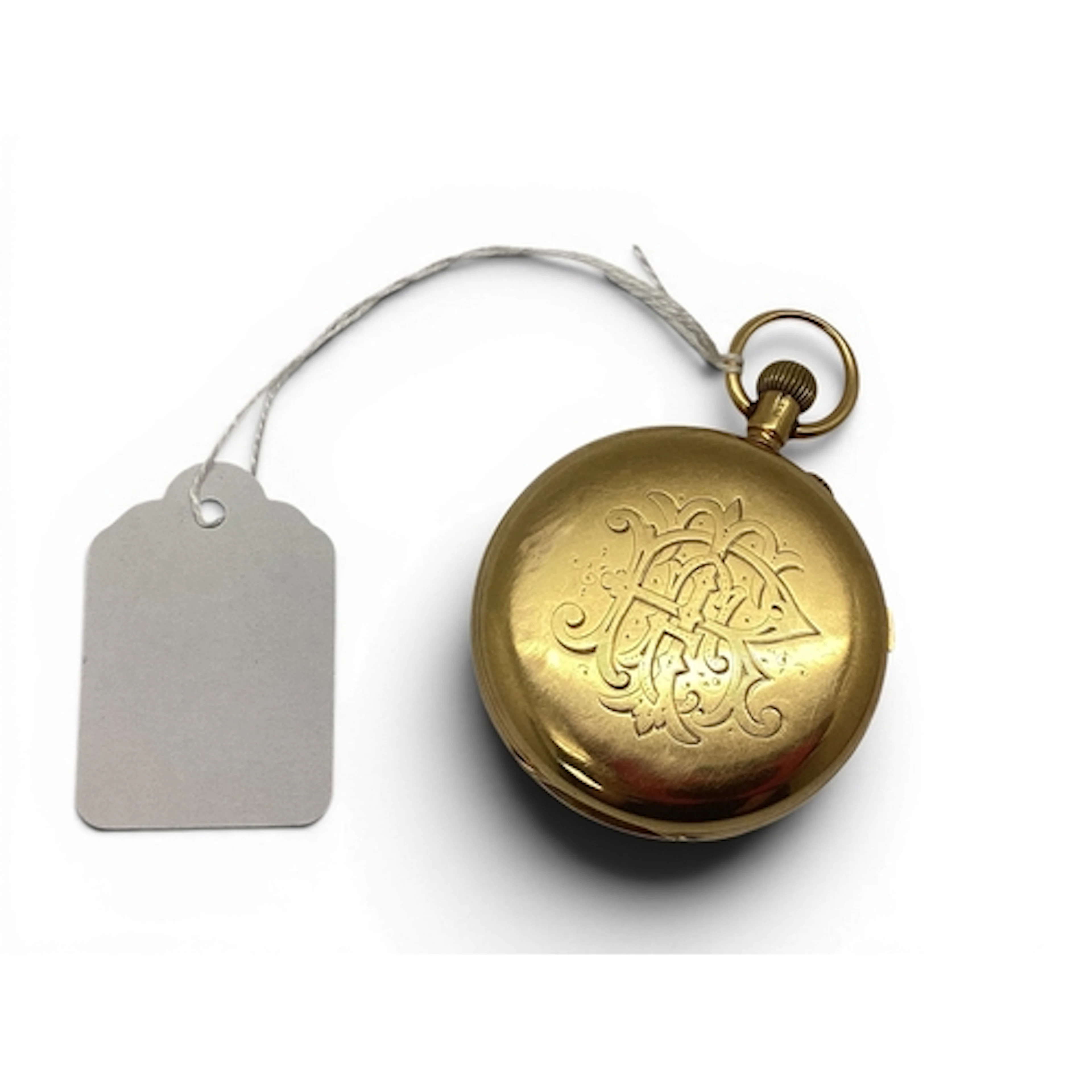 A Victorian 18ct Gold Hunter Cased Chronograph Pocket Watch,...