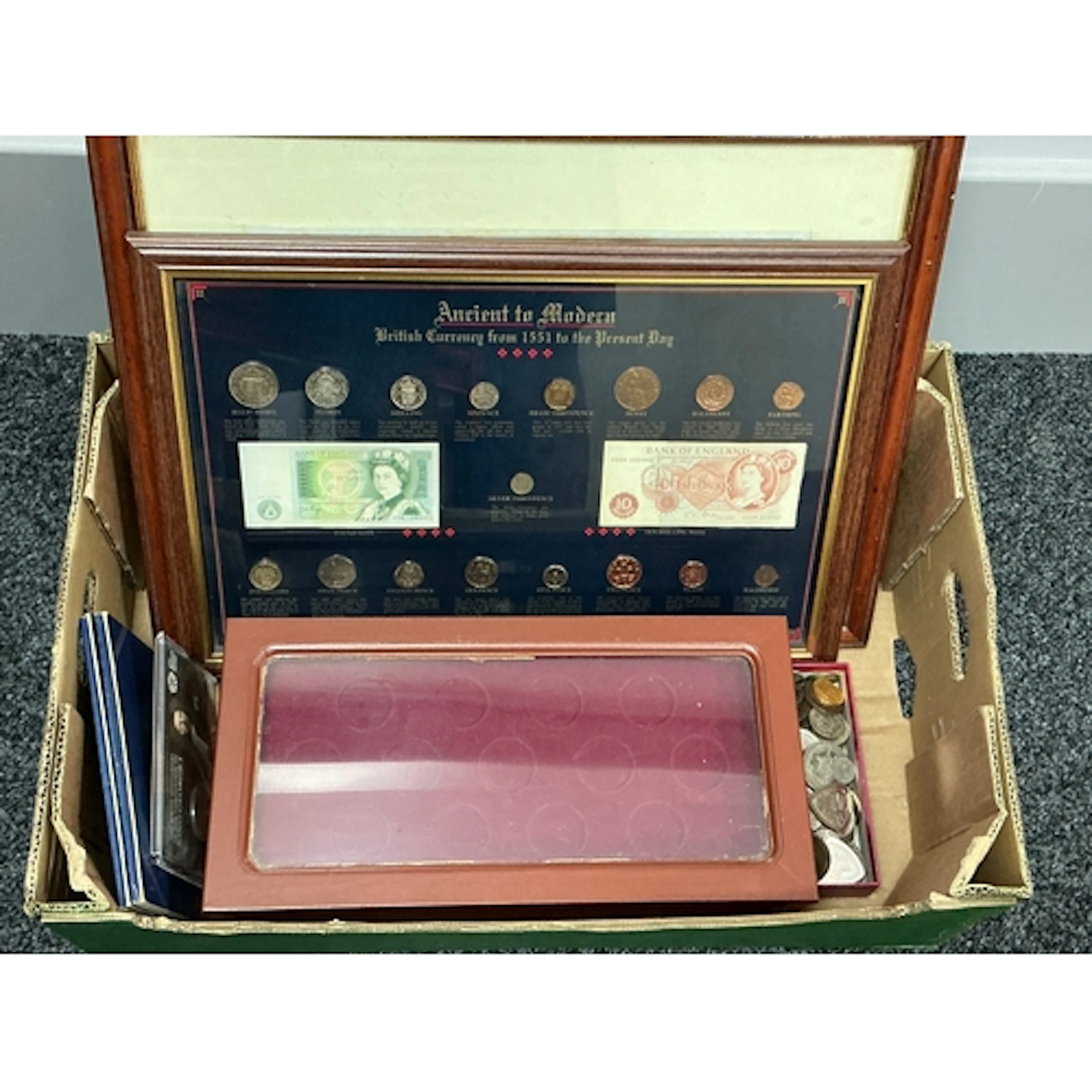 Collection Of Coinage And Banknotes, includes a Royal Mint b...