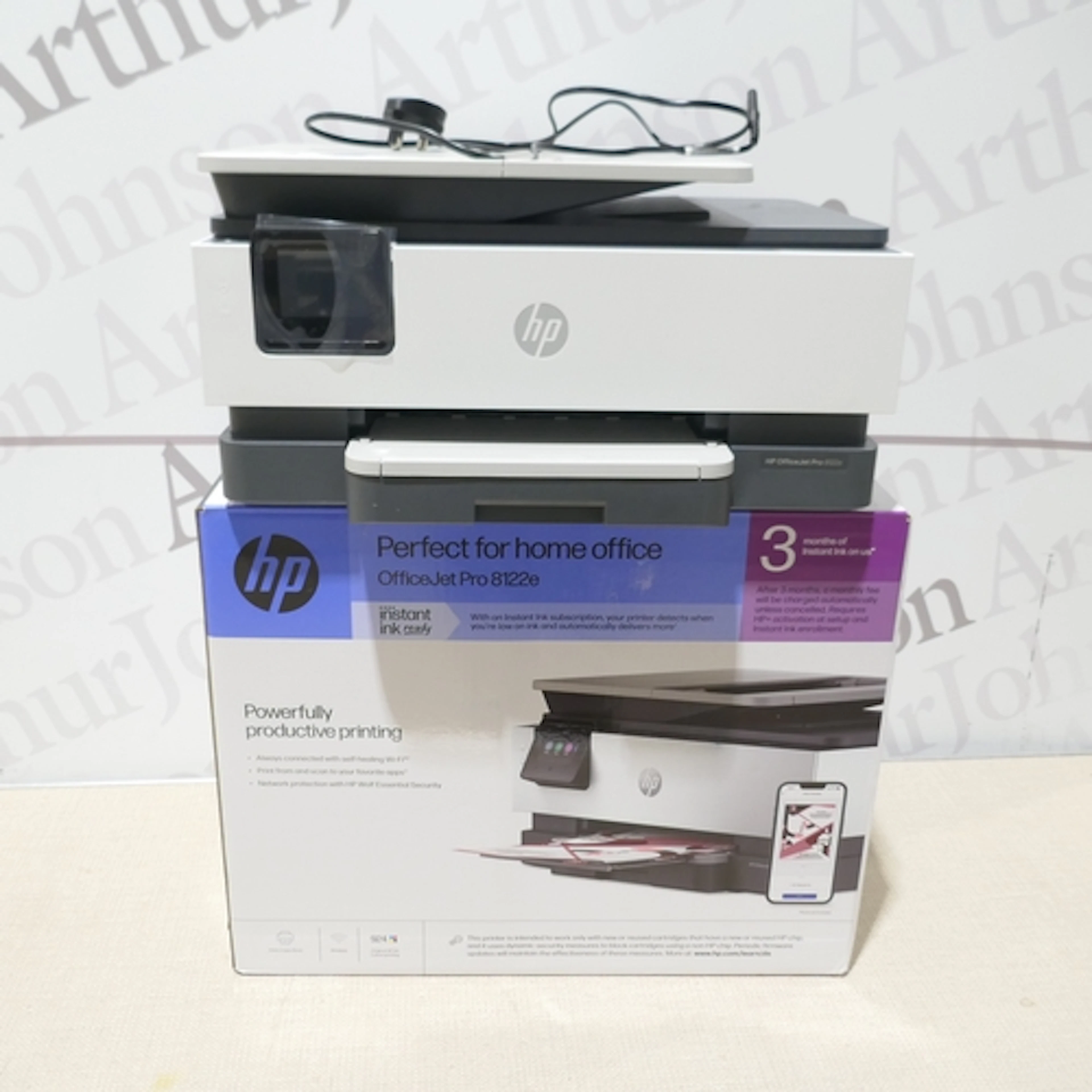 A HP Officejet Pro printer - model no - 8122E A4AIO (380-321...