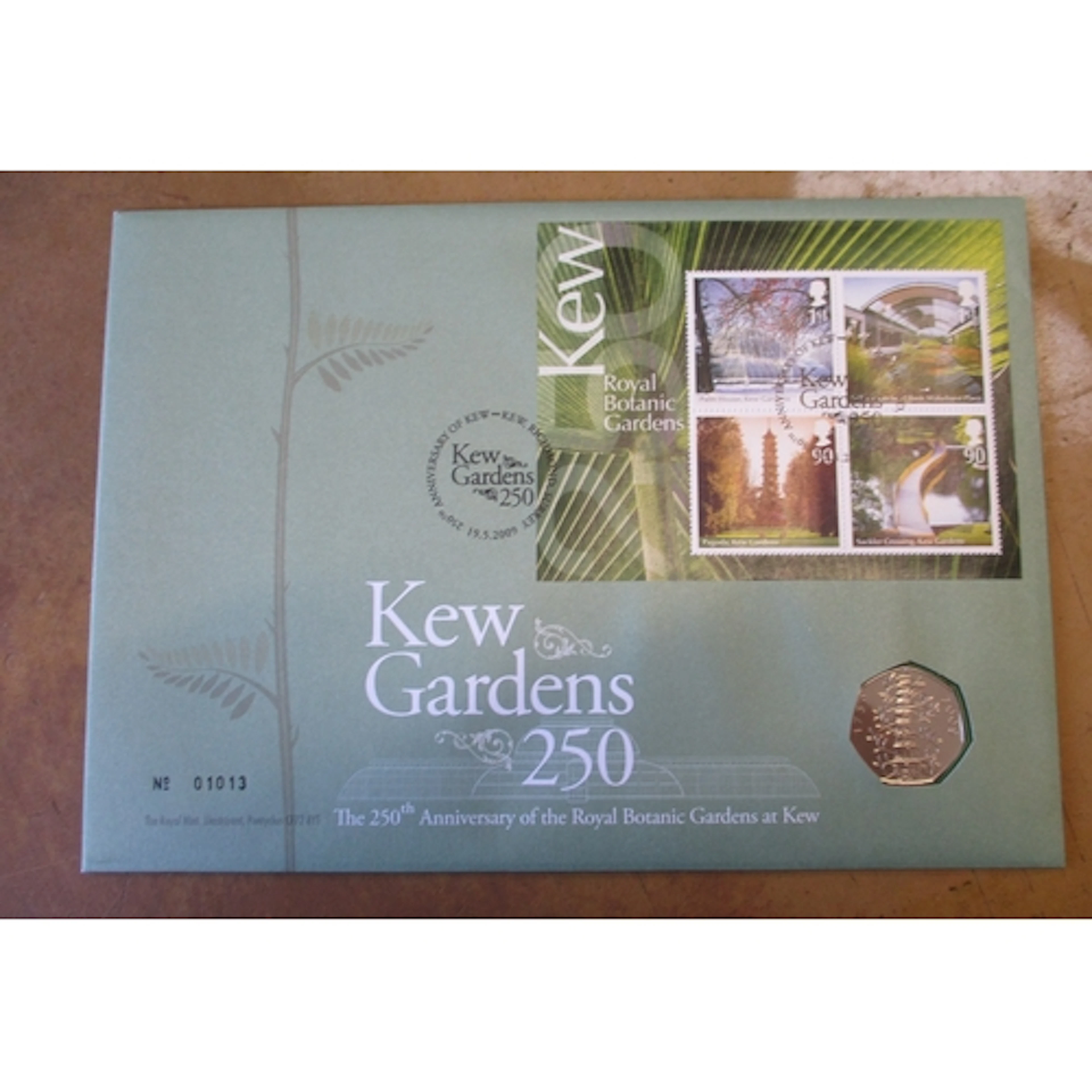 2009 '250th Anniversary of Kew Gardens' commemorative cover ...