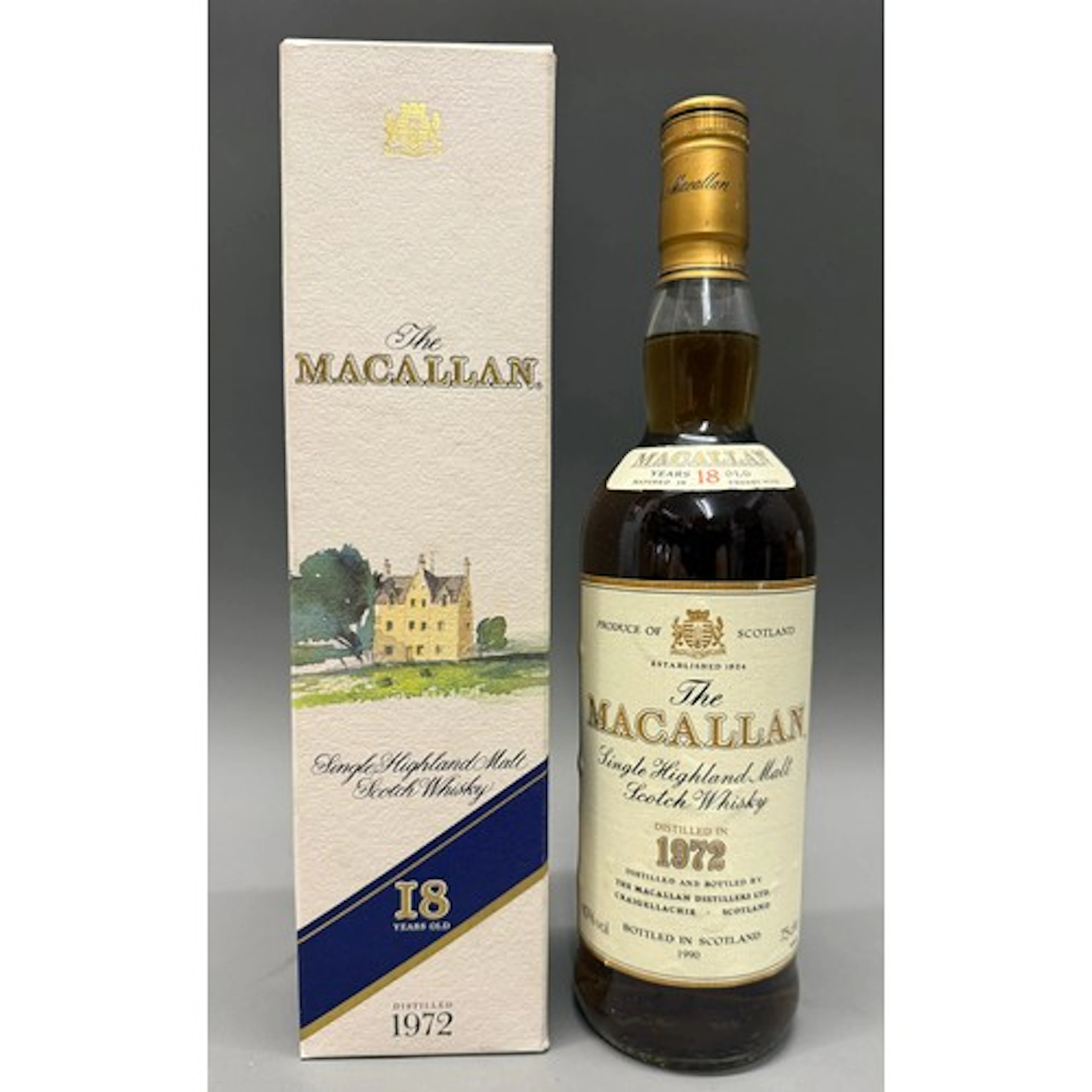 MACALLAN 1972 18 year old Highland single malt Scotch whisky...