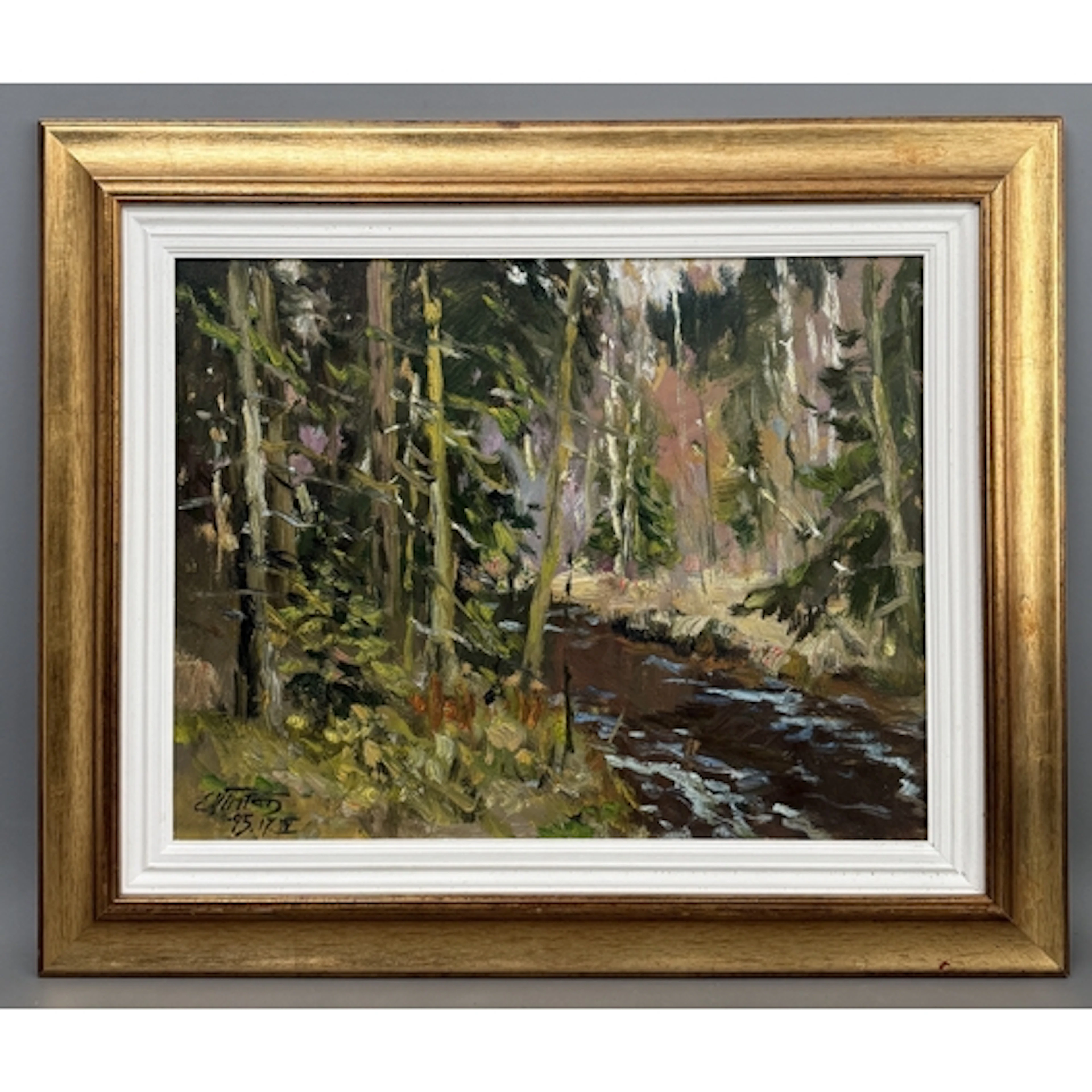 Edgar Vinters (Latvian, 1919-2014) 'The Rustle of Spring' oi...