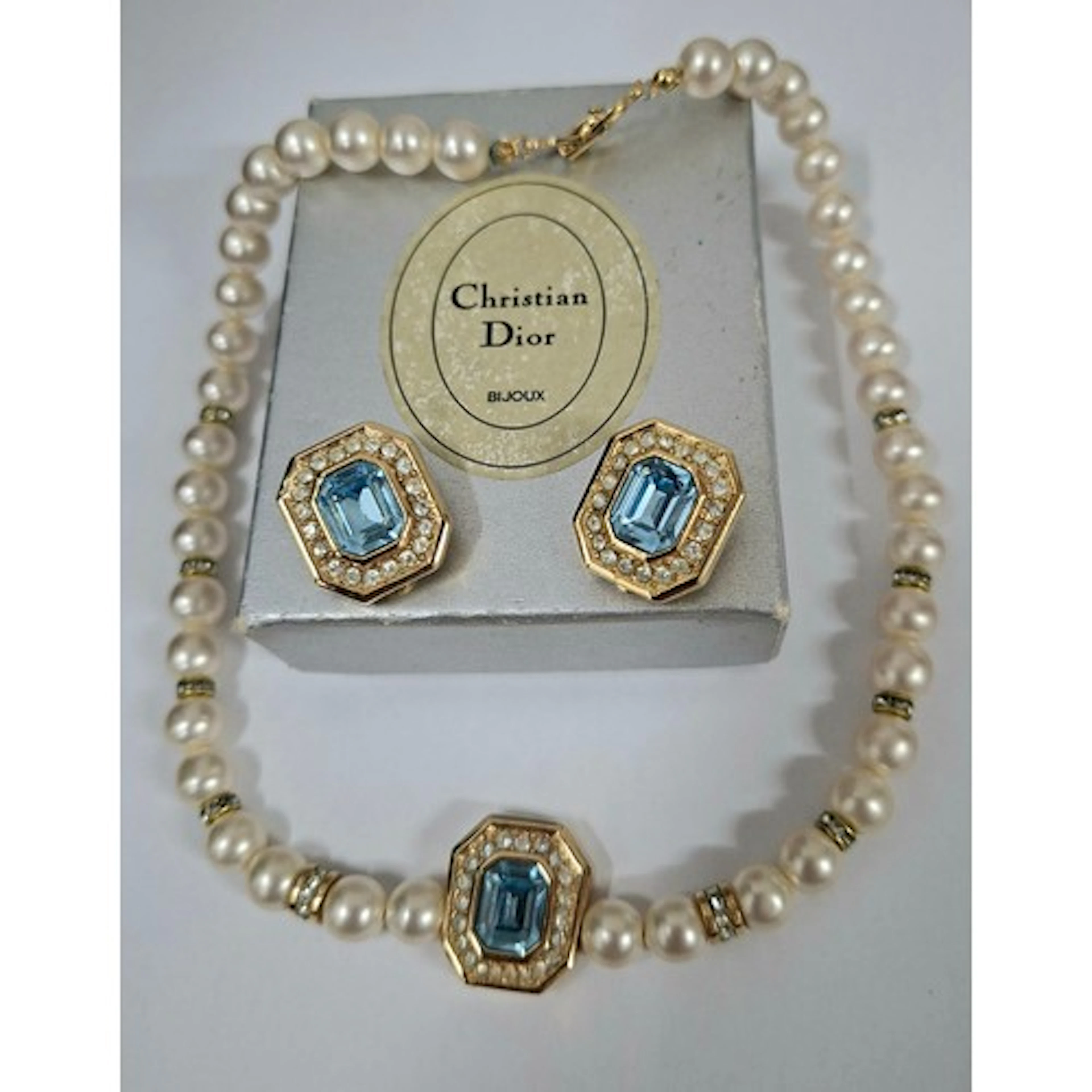 Christian Dior- A late 20th Century simulated pearl necklace...