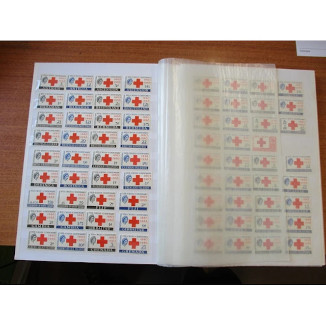 Omnibus. BC, early QEII. with 1953 Coronation, 1958 Caribbea...