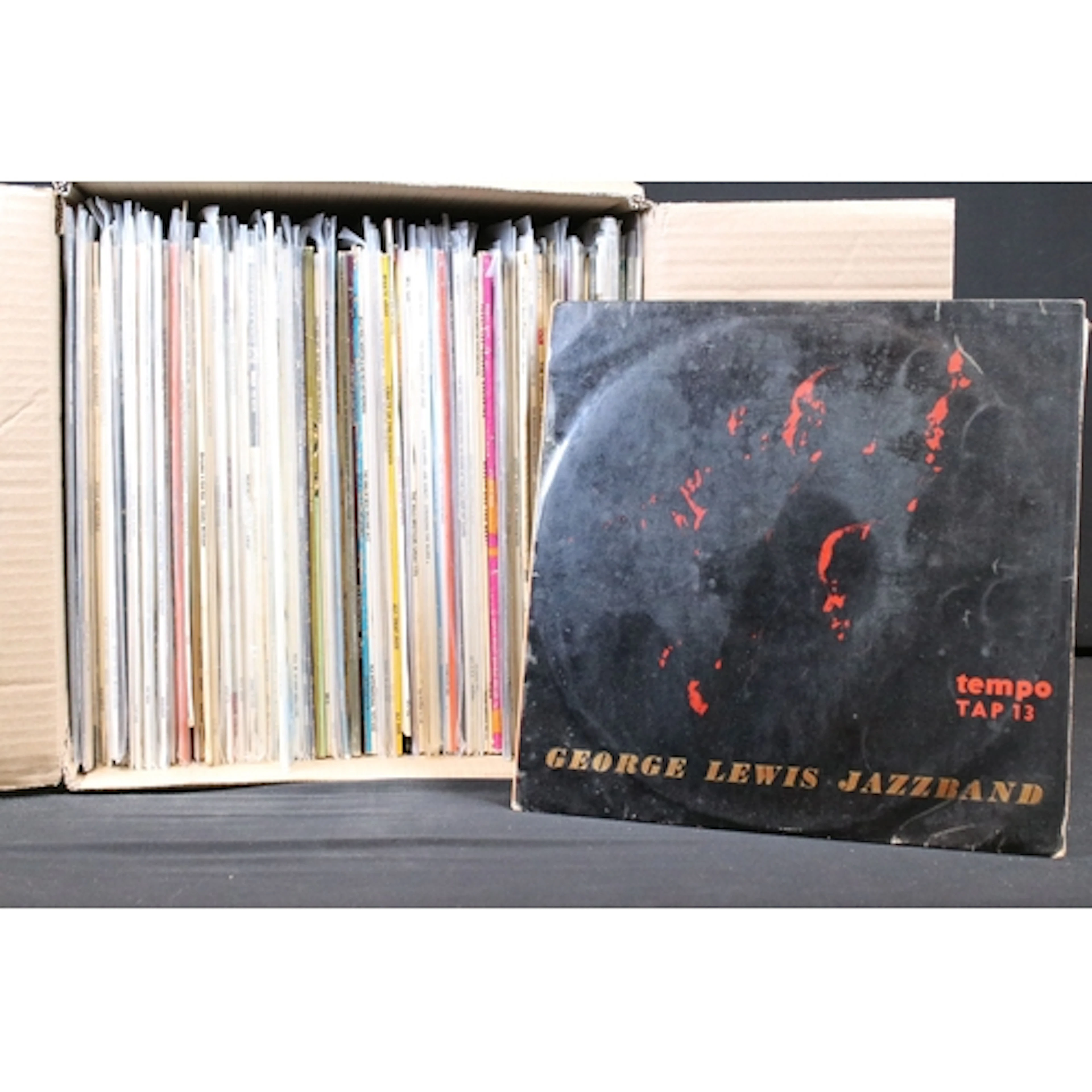 Vinyl - Over 75 Jazz LPs to include George Lewis (Tempo), Th...