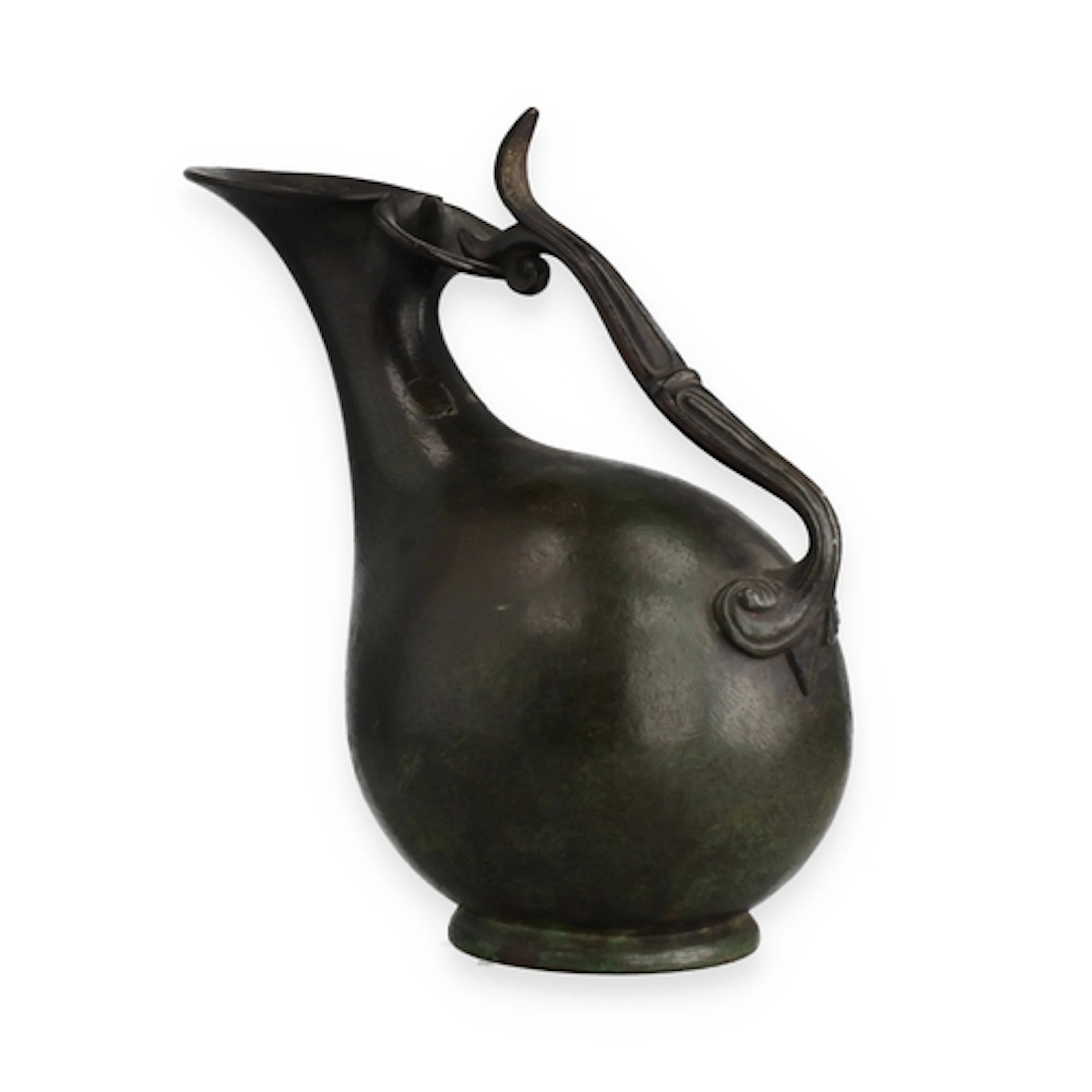 AFTER THE ANTIQUE: A GREEK- OR ROMAN-STYLE BRONZE ASKOS Gran...
