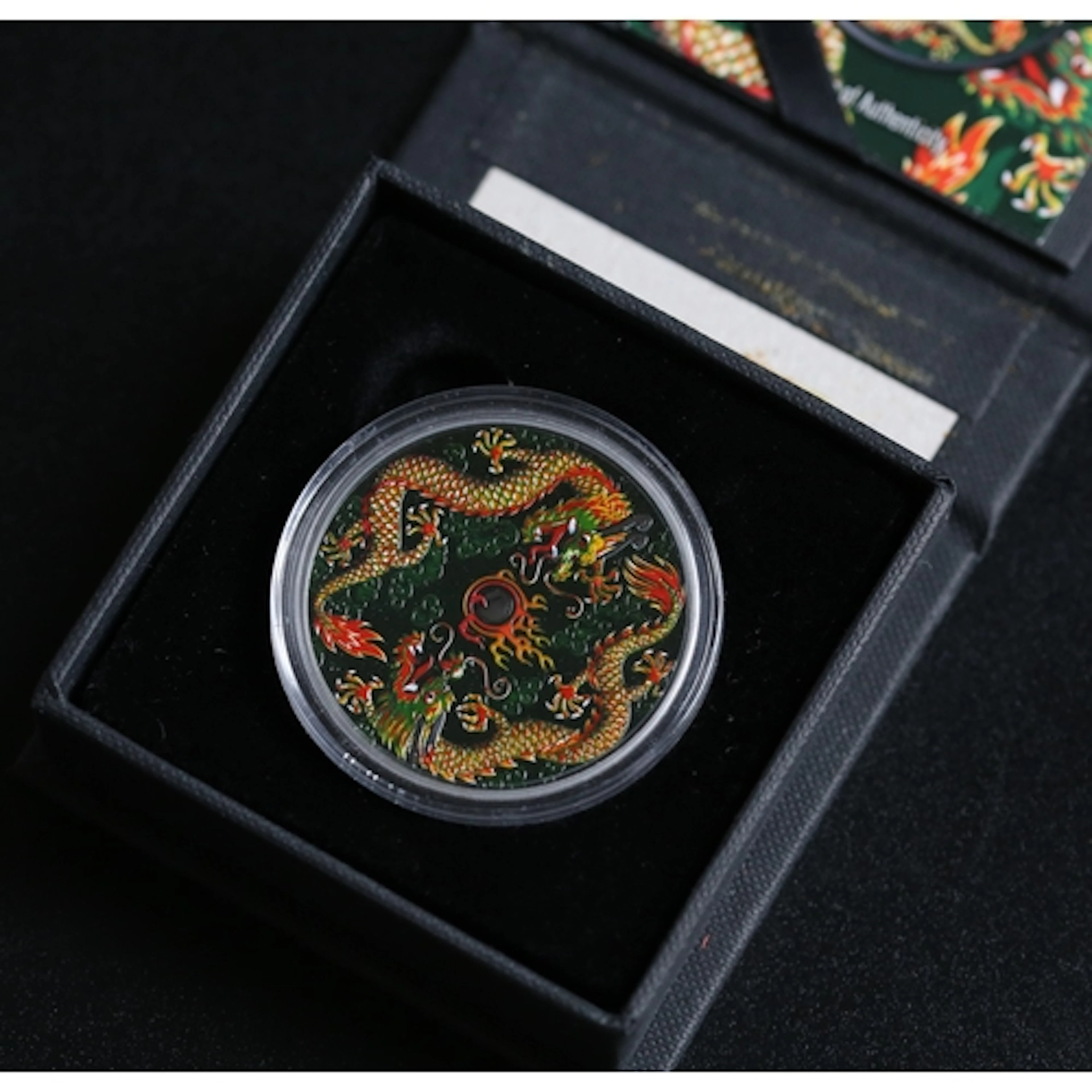 Limited Edition 1 Ounce Fine 999.9 Silver 1 Dollar Coin, Bla...
