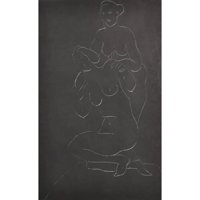 Rose Hilton (1931-2019) British. "May and April", Monoprint,...