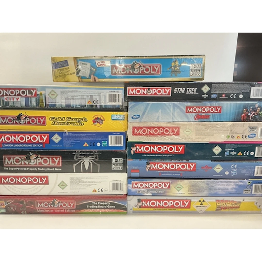 14 Boxed And Sealed Monopoly Board Games, including Back To ...