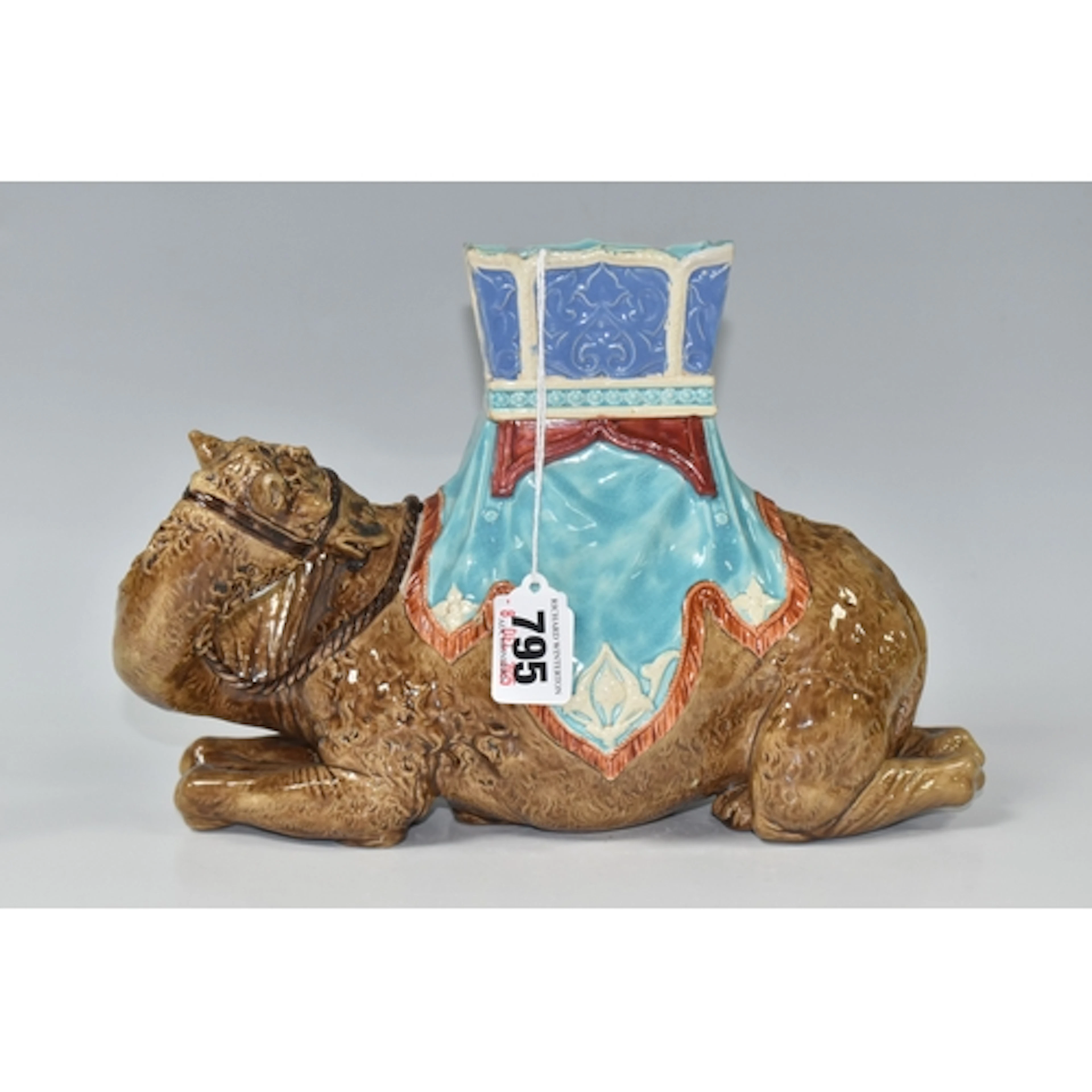 A NINETEENTH CENTURY ROYAL WORCESTER CAMEL VASE, designed by...