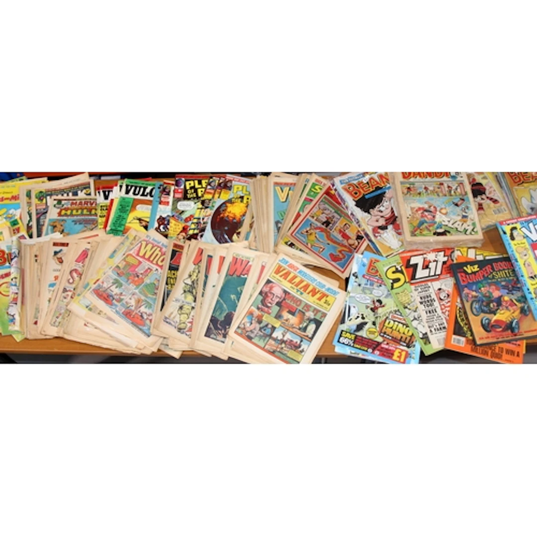 Two large boxes of vintage comics, includes Battle, Action, ...
